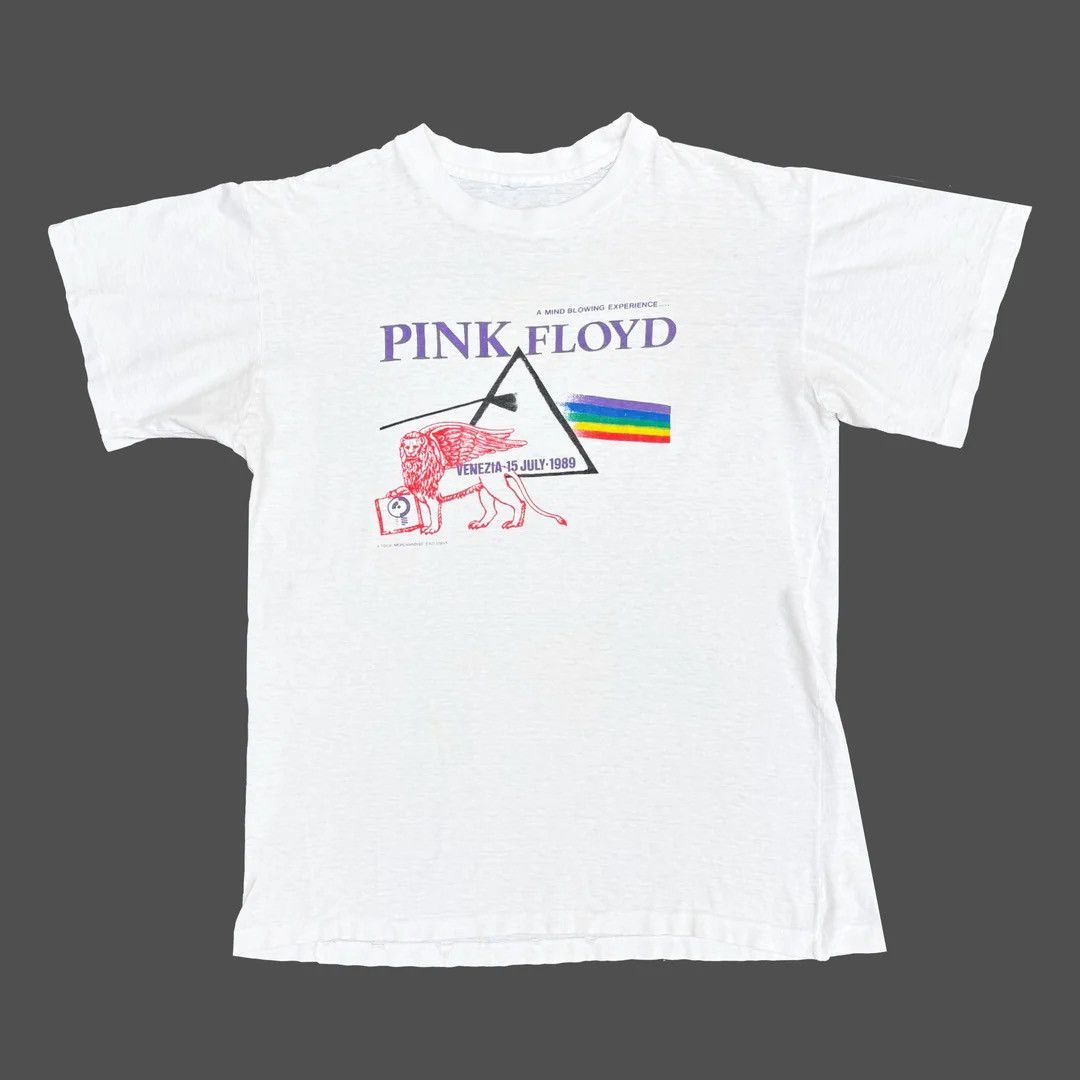 Pink Floyd Pink Floyd 1989 89 80s Vintage Venezia Live Band T-Shirt Size US M / EU 48-50 / 2 - 1 Thumbnail