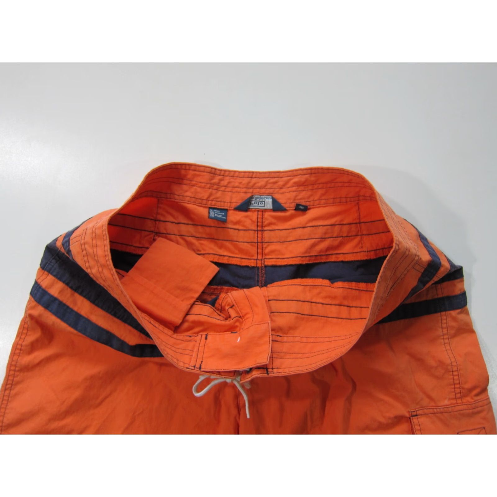 Polo Ralph Lauren Ralph Lauren Polo N.Y.C Orange Blue Nylon Swim Surf Board Short Men 36 Size US M / EU 48-50 / 2 - 5 Thumbnail