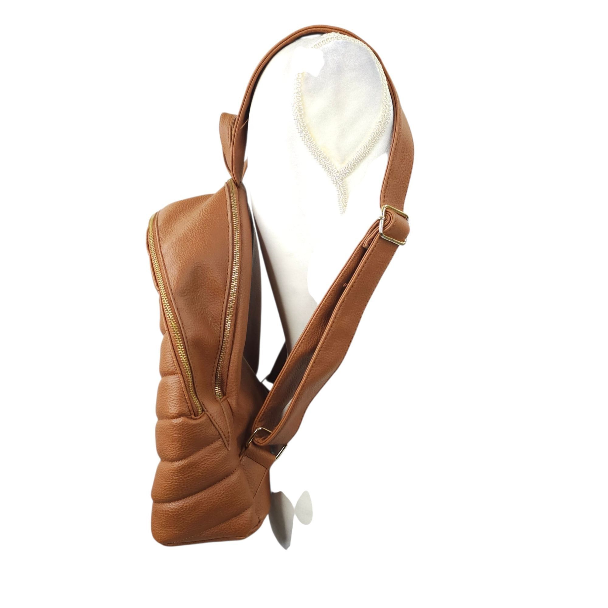 Steve Madden Steve Madden Bejewel Backpack Chevron Quilting Faux Leather Size ONE SIZE - 7 Thumbnail