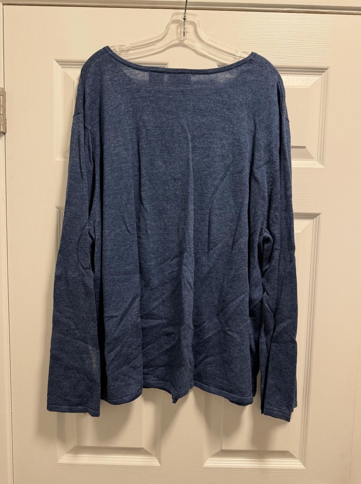 Faded Glory Vintage Faded Glory Ramie-Cotton Embroidered Blue Top Blouse Size M / US 6-8 / IT 42-44 - 6 Thumbnail