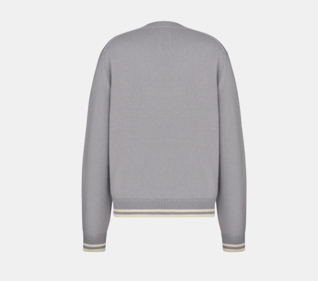 Dior o1w1db10525 443M65 Tag Sweater in Gray Size US M / EU 48-50 / 2 - 2 Thumbnail