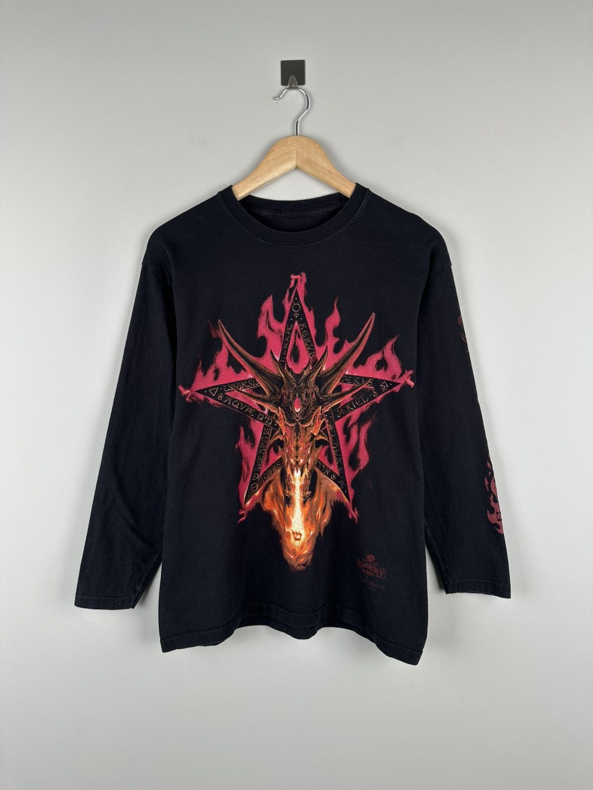 Band Tees × Vintage Vintage Furnance of Mercury Y2k Long Sleeve Diablo Box Logo Size US S / EU 44-46 / 1 - 2 Thumbnail