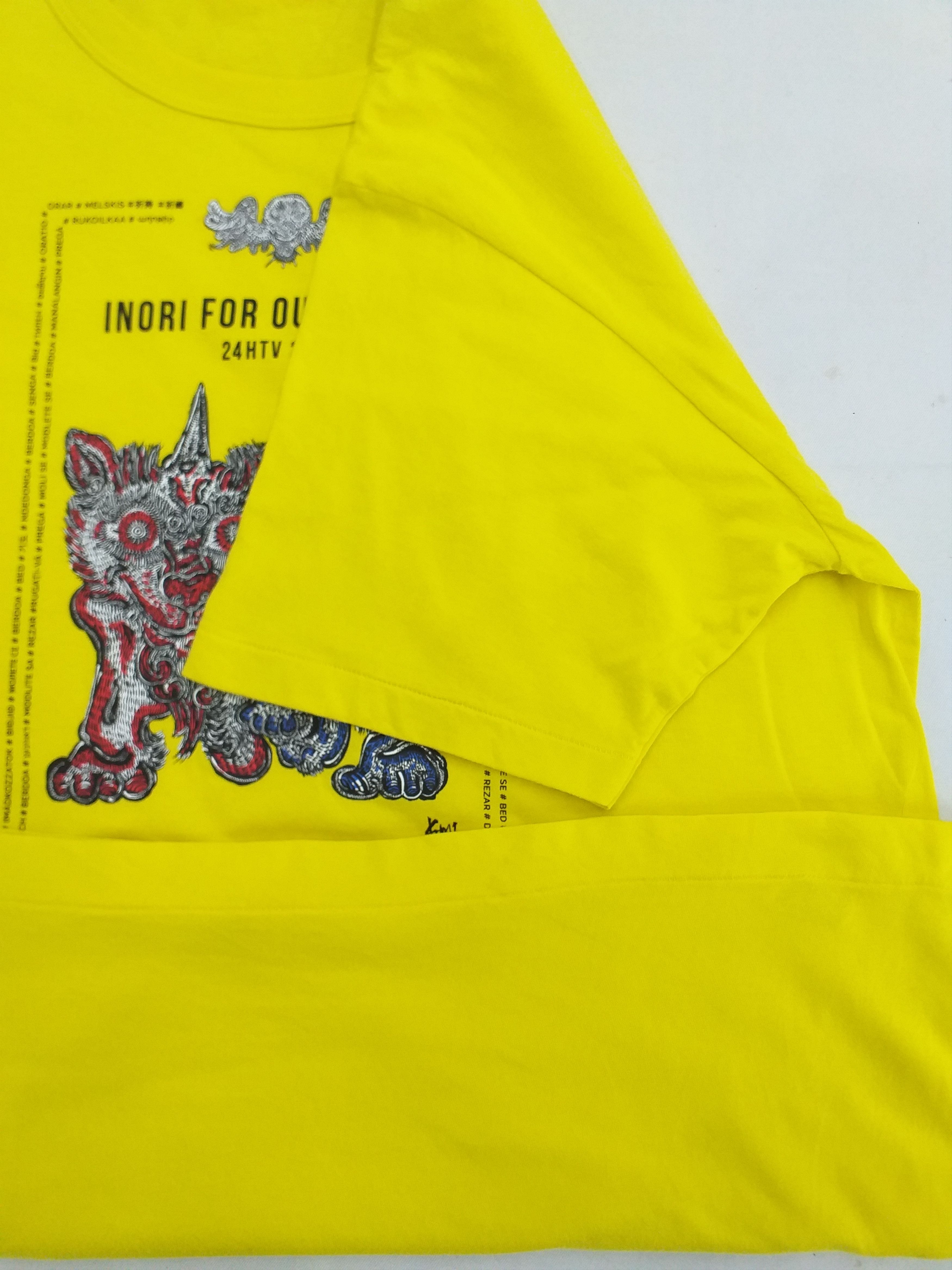 Japanese Brand Vintage 24 Hour Television Inory For Our Planet TShirt -C047 Size US L / EU 52-54 / 3 - 5 Thumbnail