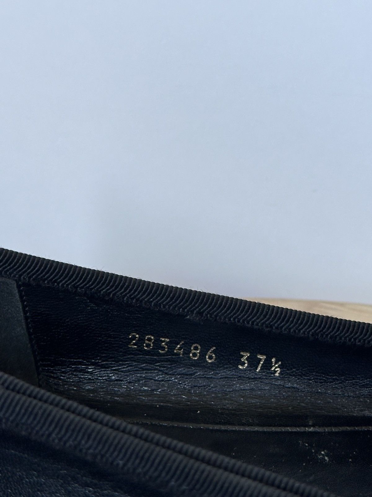 Gucci Gucci Black Microguccissima Patent Leather Ballet Flats Size US 6.5 / IT 36.5 - 7 Thumbnail