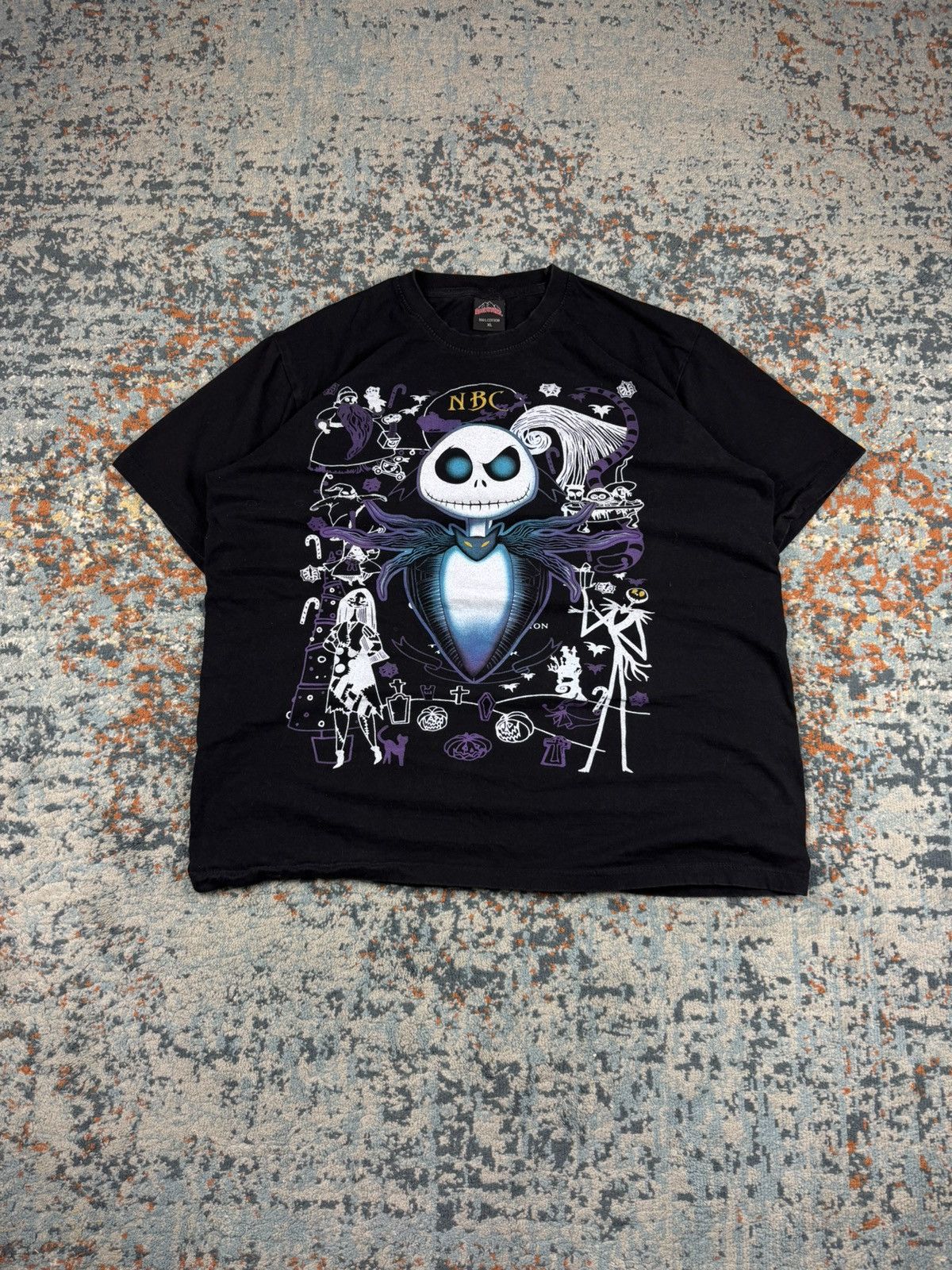 Vintage Vintage Y2K Tim Burton the nightmare before christmas tee Size US XL / EU 56 / 4 - 1 Thumbnail