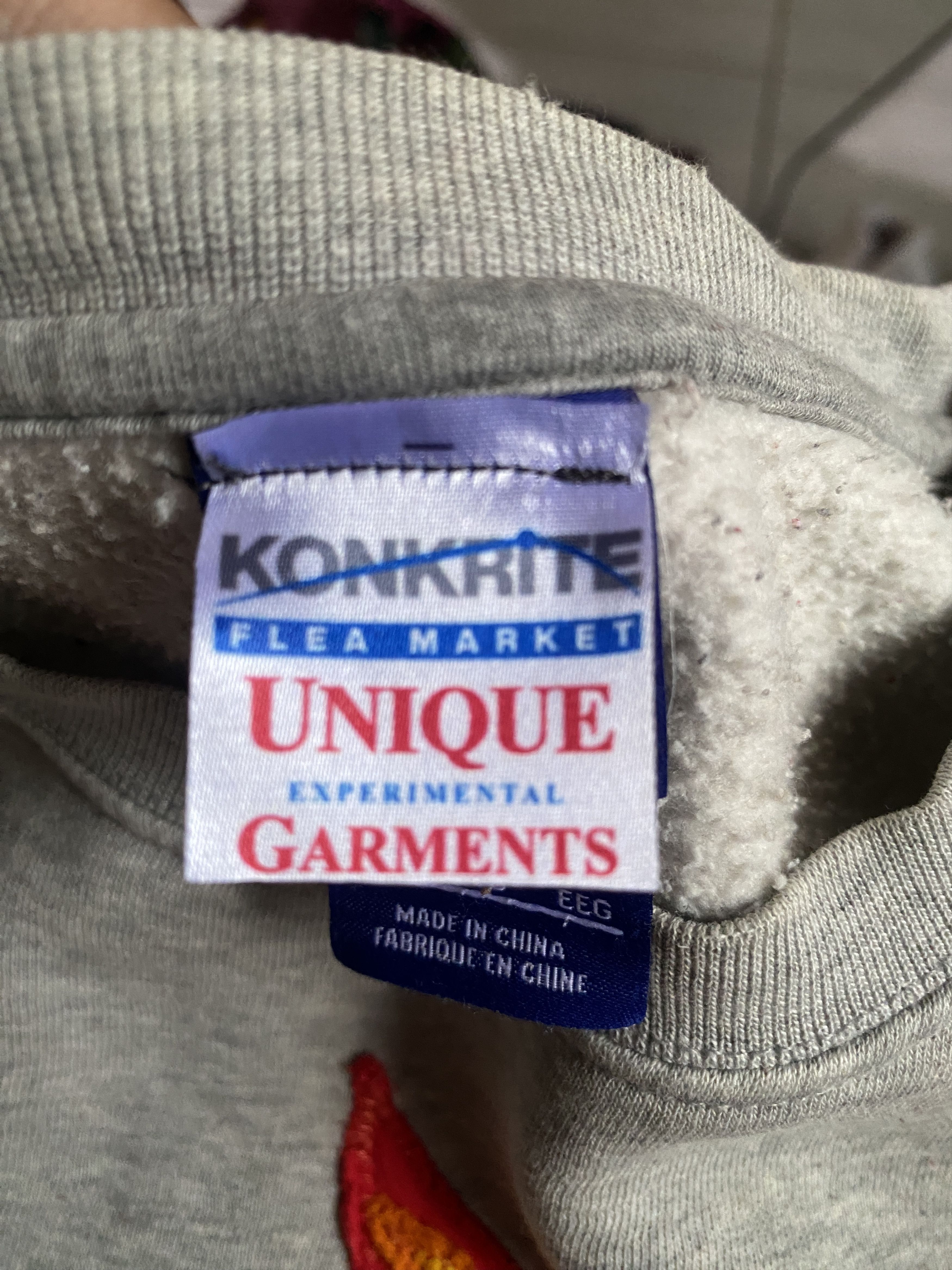 Handmade × Nike 1OF1 REWORKED NIKE FLAME GREY SWEATSHIRT SIZE XL Size US XL / EU 56 / 4 - 9 Thumbnail