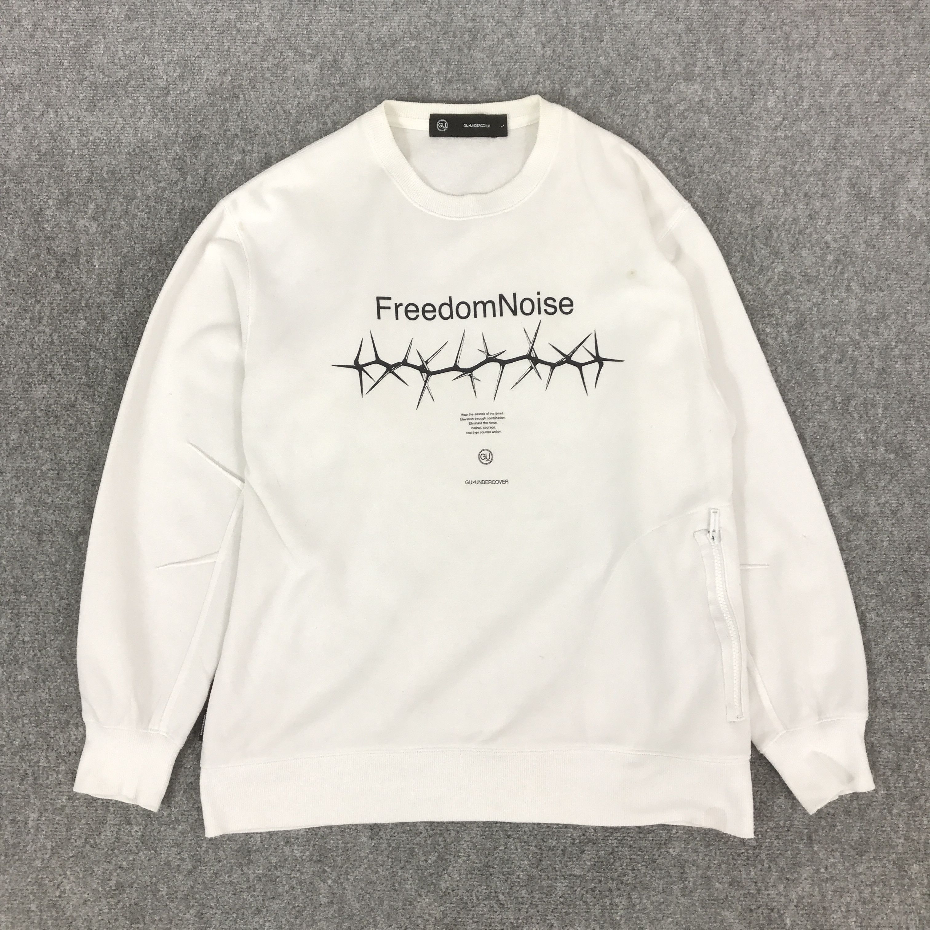UNDERCOVER FREEDOM NOISE SWEATSHIRT K76B17