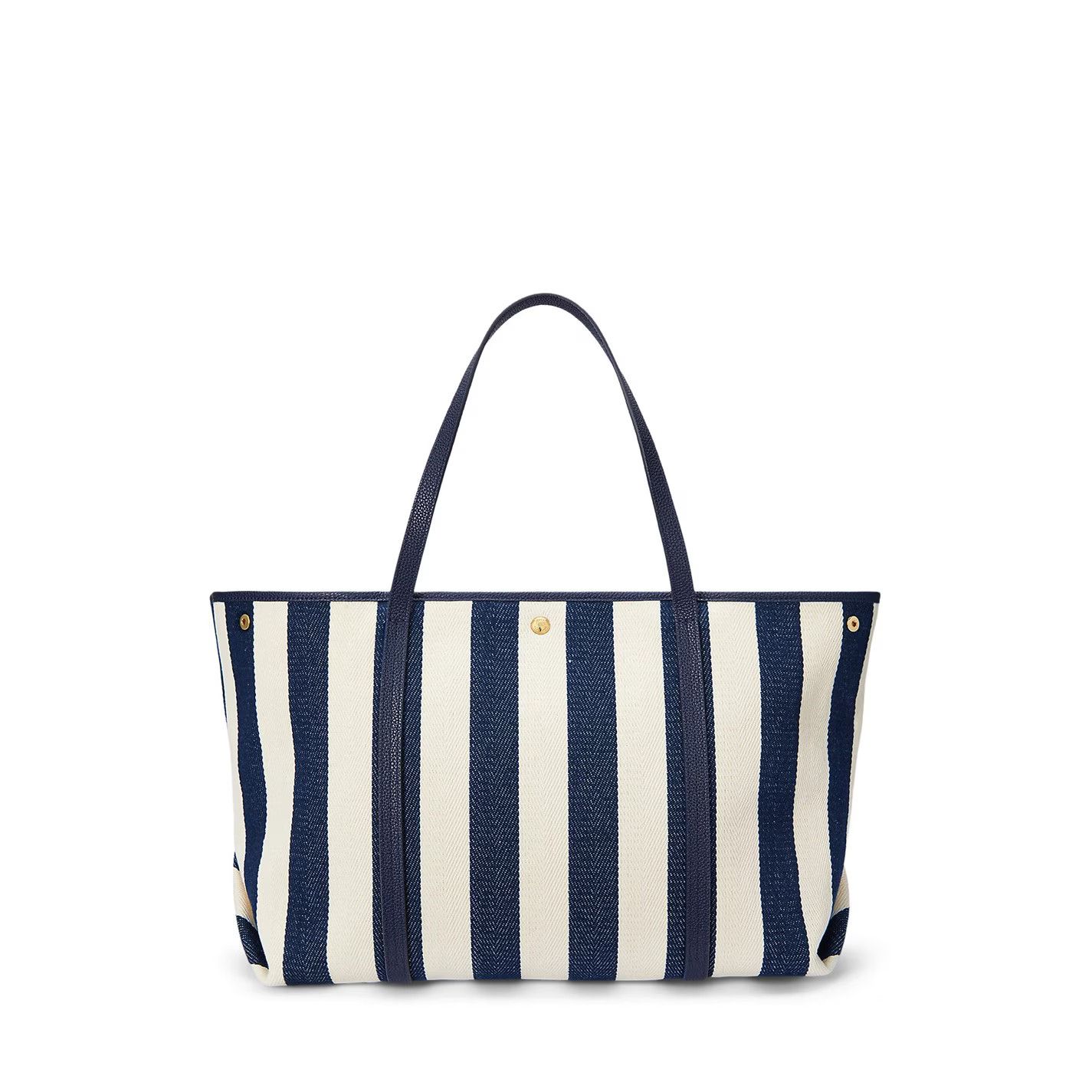 Lauren Ralph Lauren o1g2r1mq0825 Size: OS / Emerie Tote Bag in Navy/White Size ONE SIZE - 3 Thumbnail