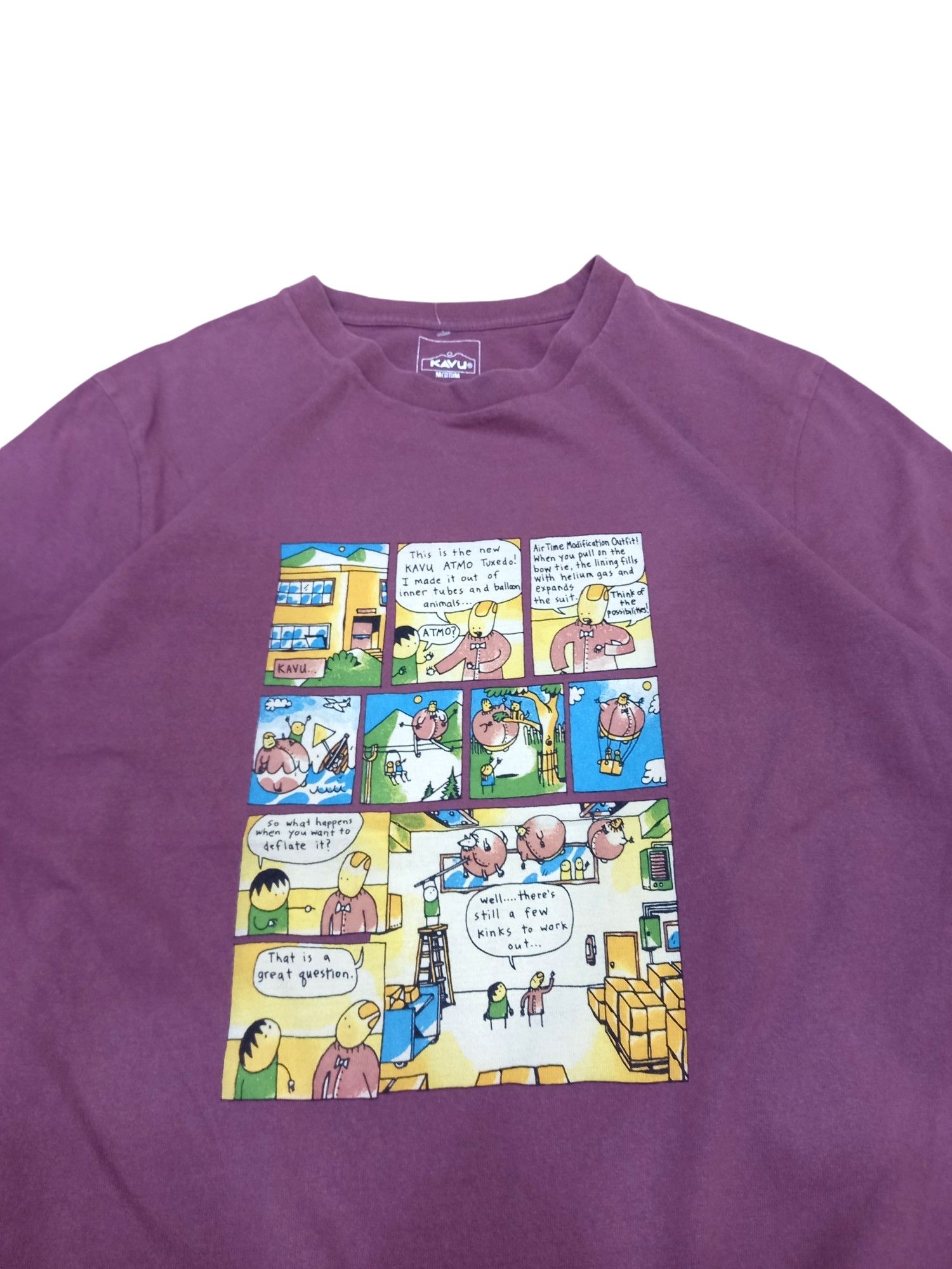 KAVU Kavu Comic Strip Outdoor Graphic Tee Size US M / EU 48-50 / 2 - 2 Thumbnail