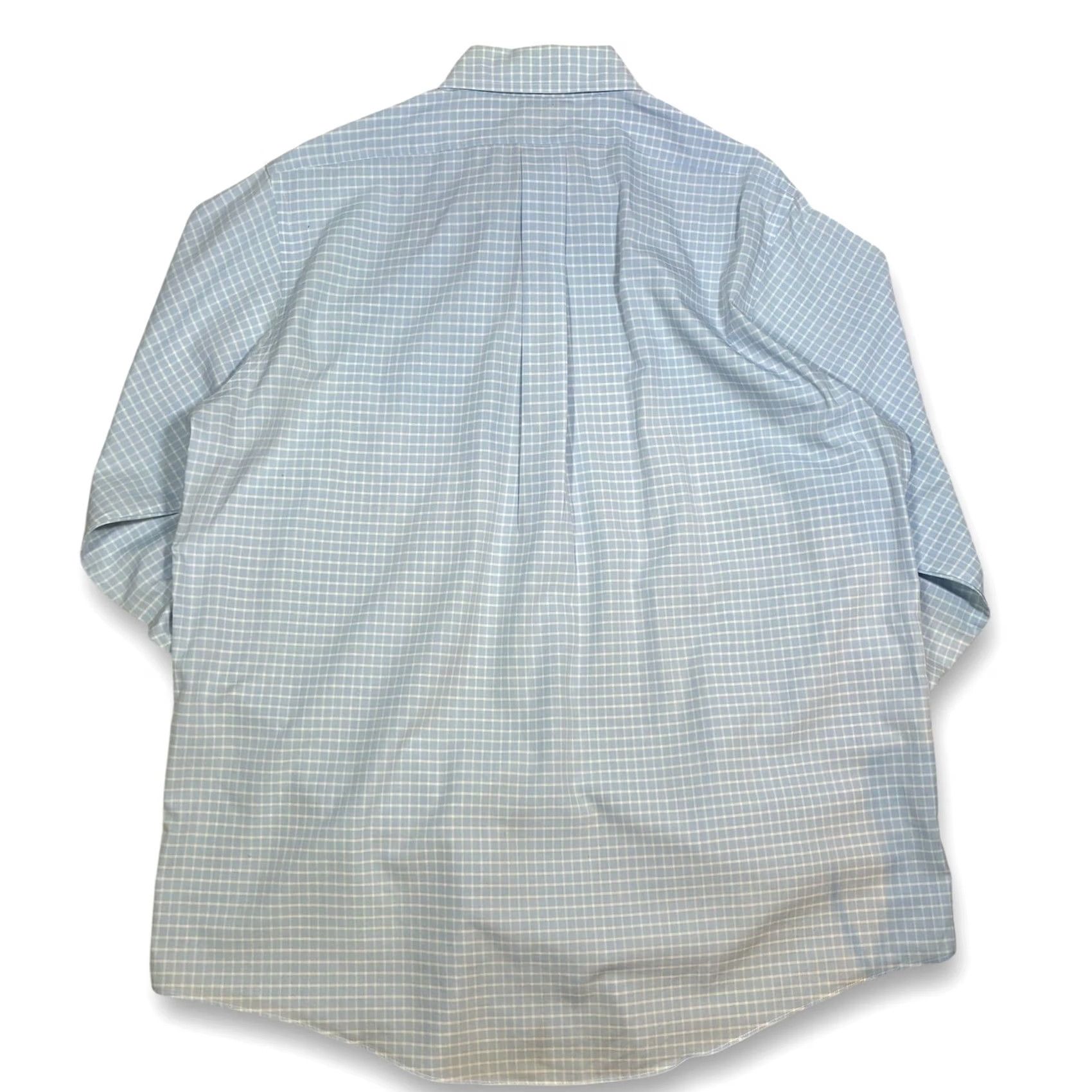 Brooks Brothers Brooks Brothers Mens Button-Down Shirt Blue Checkered Long Sleeve Traditional Cotton Non-Iron Pocket Worldsfront? Size US XL / EU 56 / 4 - 3 Thumbnail