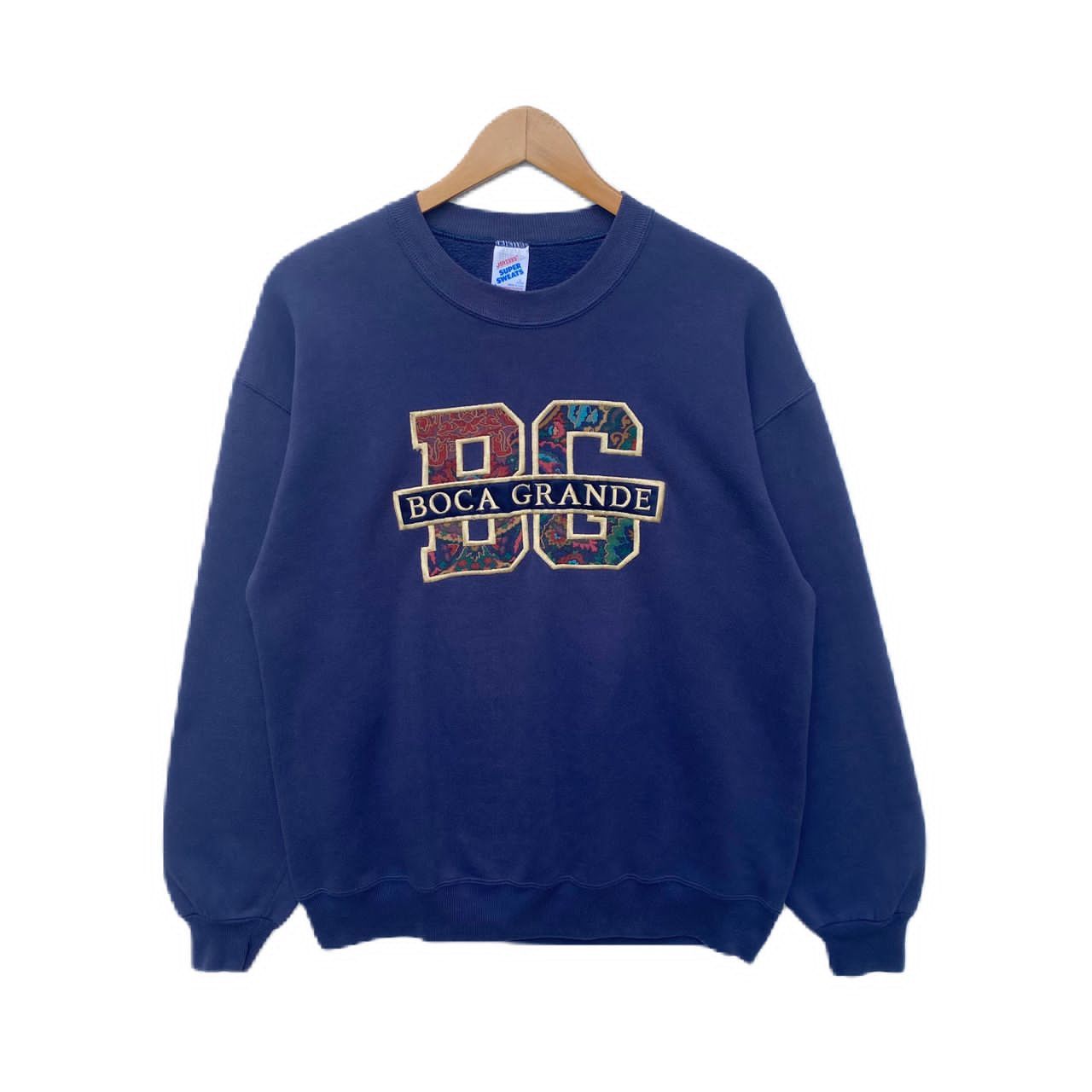 Vintage VINTAGE BOCA GRANDE CITY SWEATSHIRT LARGE PULLOVER Size US L / EU 52-54 / 3 - 1 Thumbnail