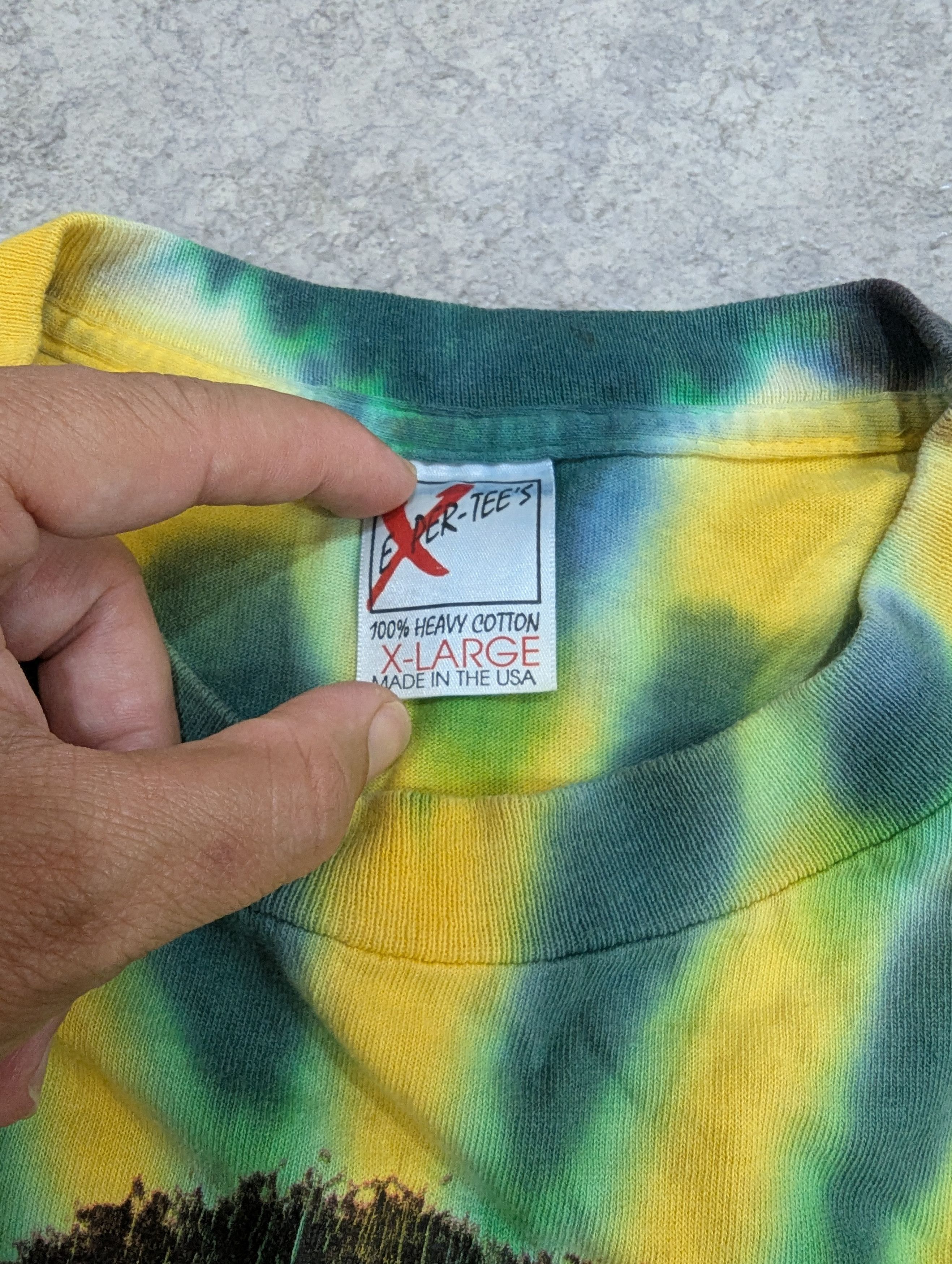 Bob Marley Single Stitch Tye Dye Bob Marley 90's Size US XL / EU 56 / 4 - 6 Thumbnail