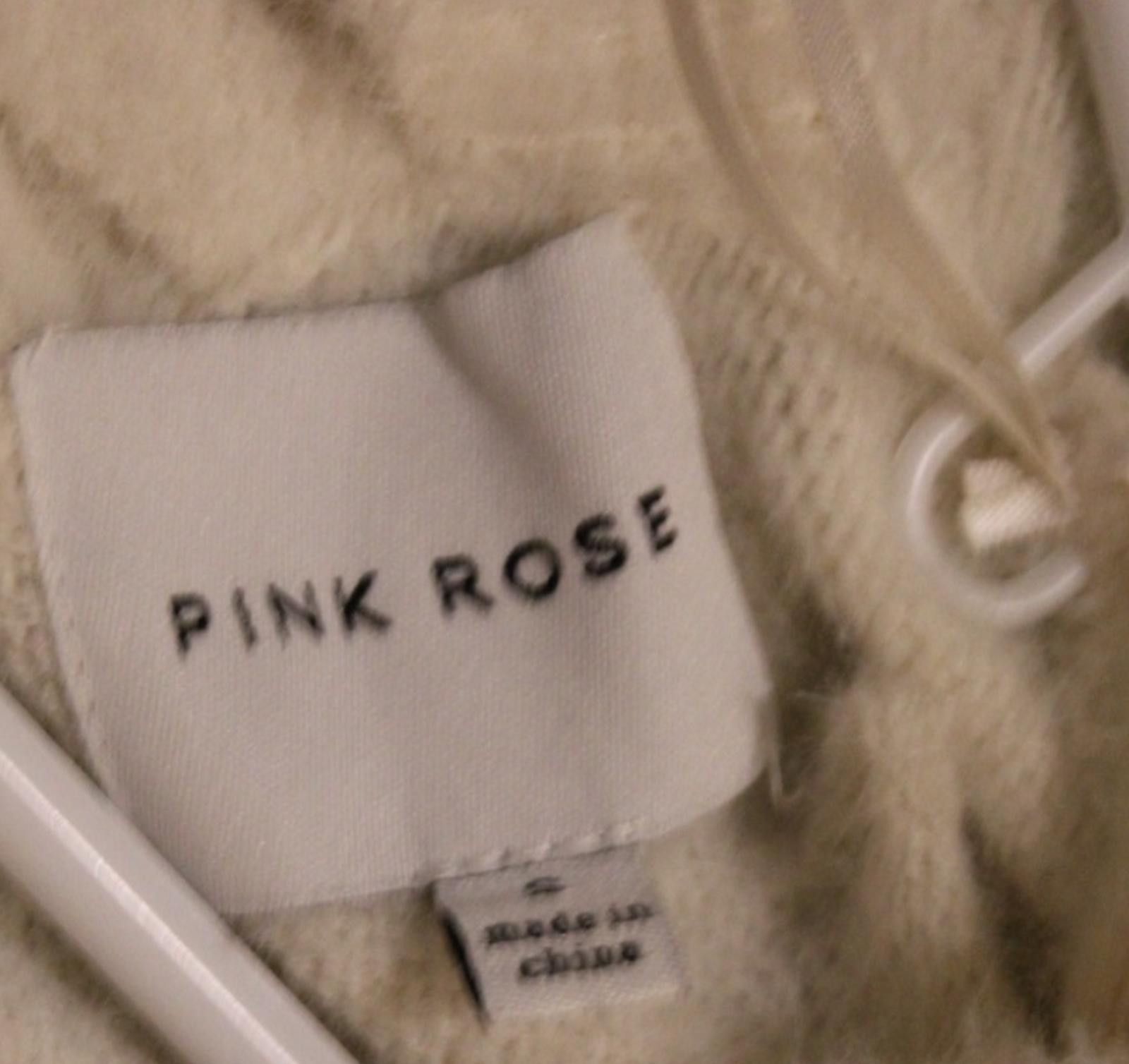 Other NWOT Pink Rose Beige V-Neck Sweater w Crisscross Back Small Size S / US 4 / IT 40 - 8 Thumbnail
