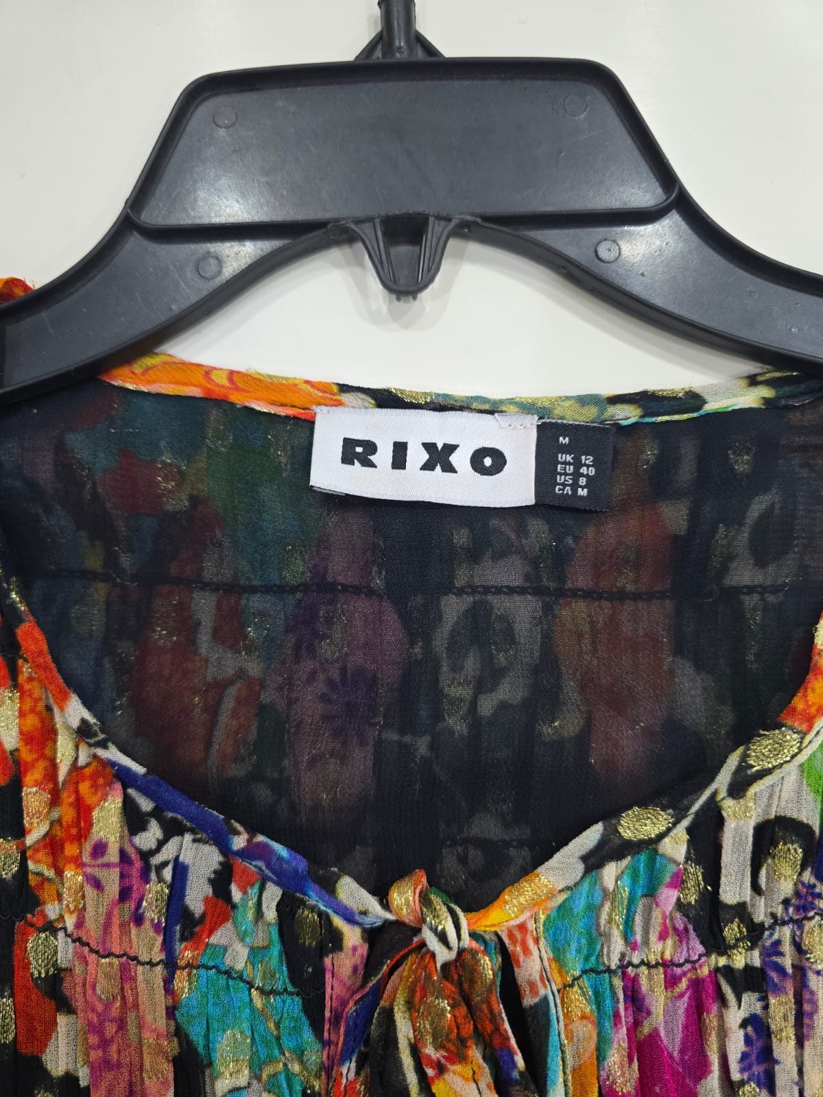 RIXO RIXO Maya Patchwork Maxi Dress Size M / US 6-8 / IT 42-44 - 7 Thumbnail