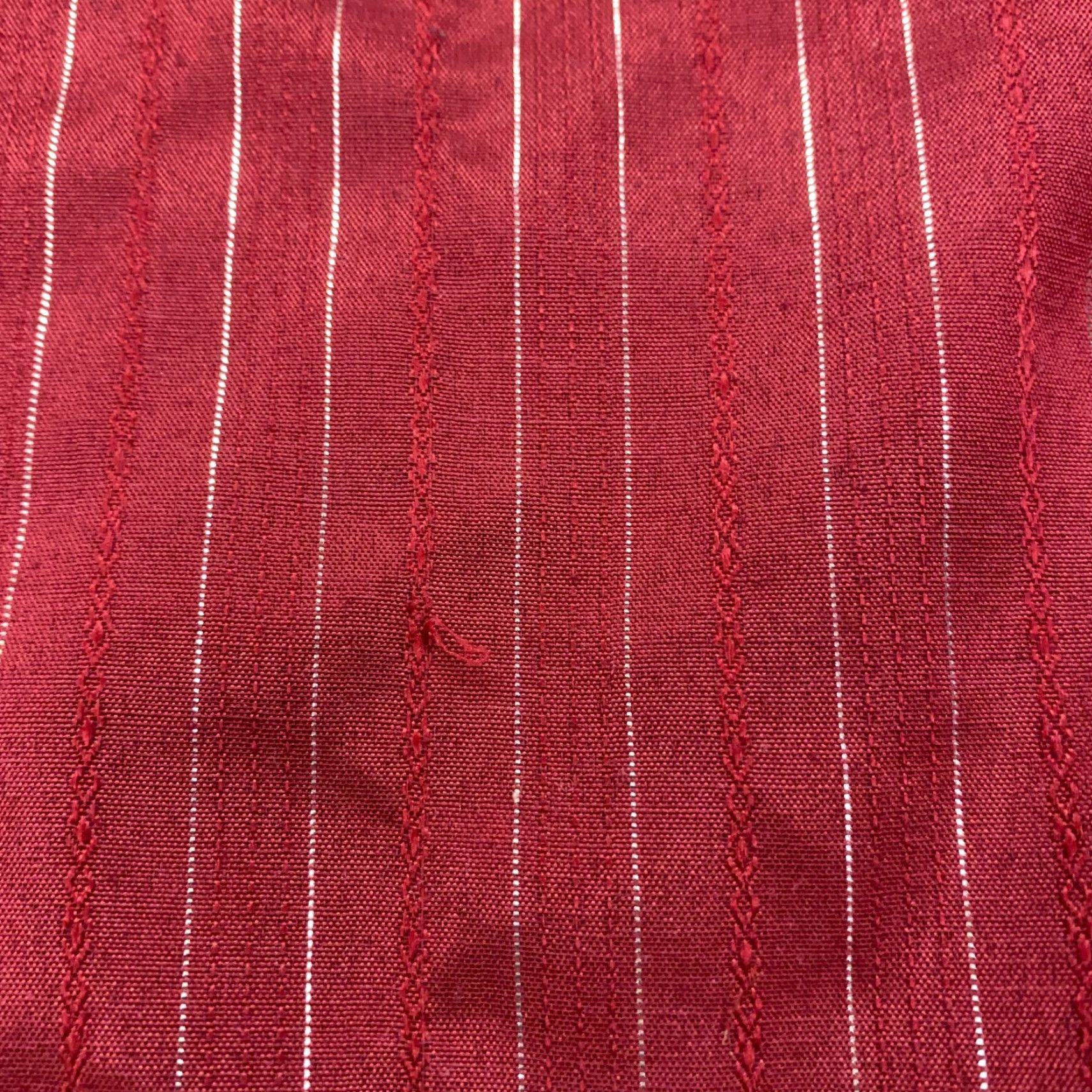 Vintage VINTAGE Gibson Trading Co Shirt XLT Red Pin Stripe Pearl Snap Western Rockabilly Men Size US XL / EU 56 / 4 - 5 Thumbnail
