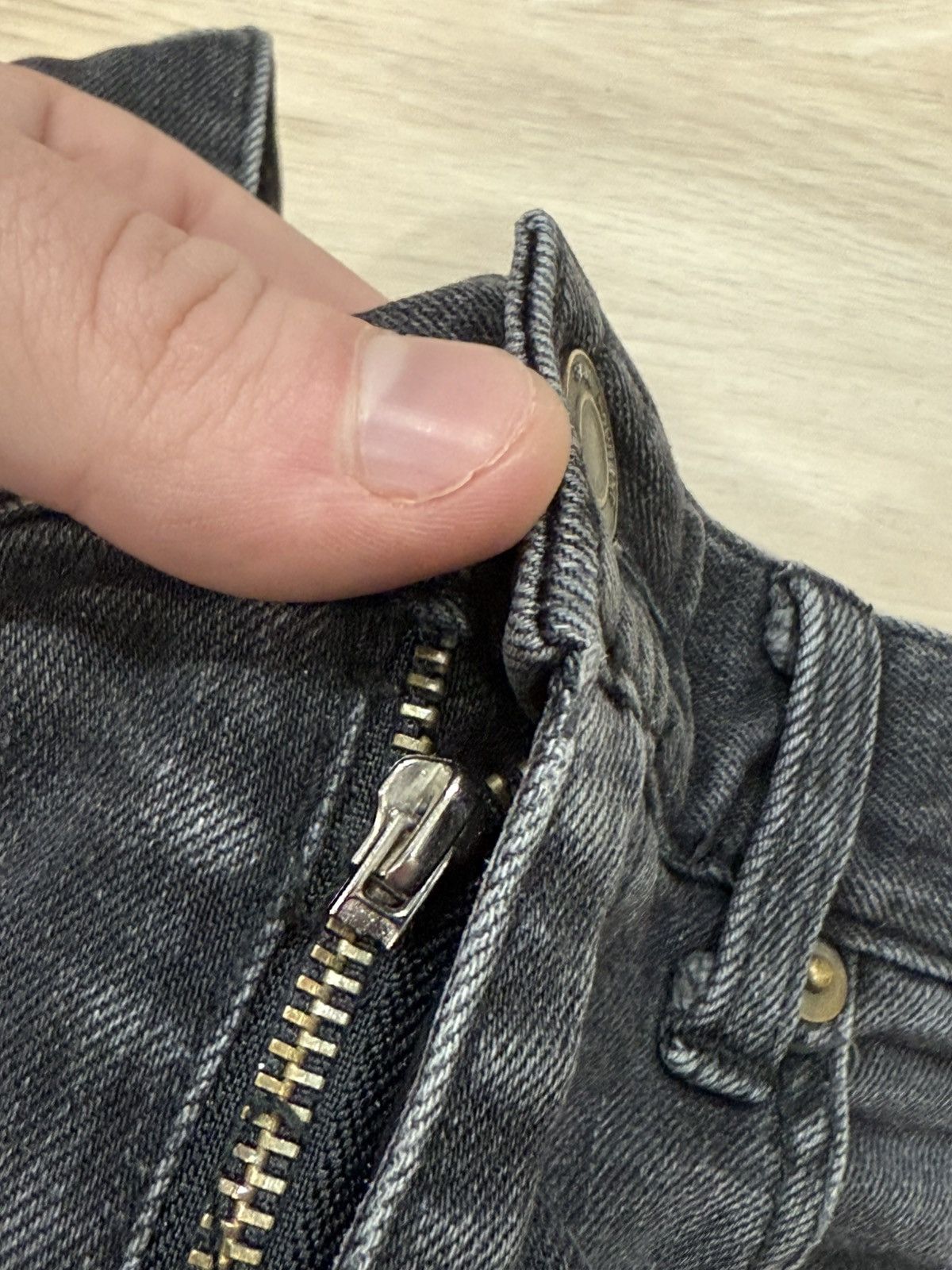 Saint Laurent Paris Saint Laurent Distressed Skinny Denim Jeans Size US 30 / EU 46 - 15 Thumbnail