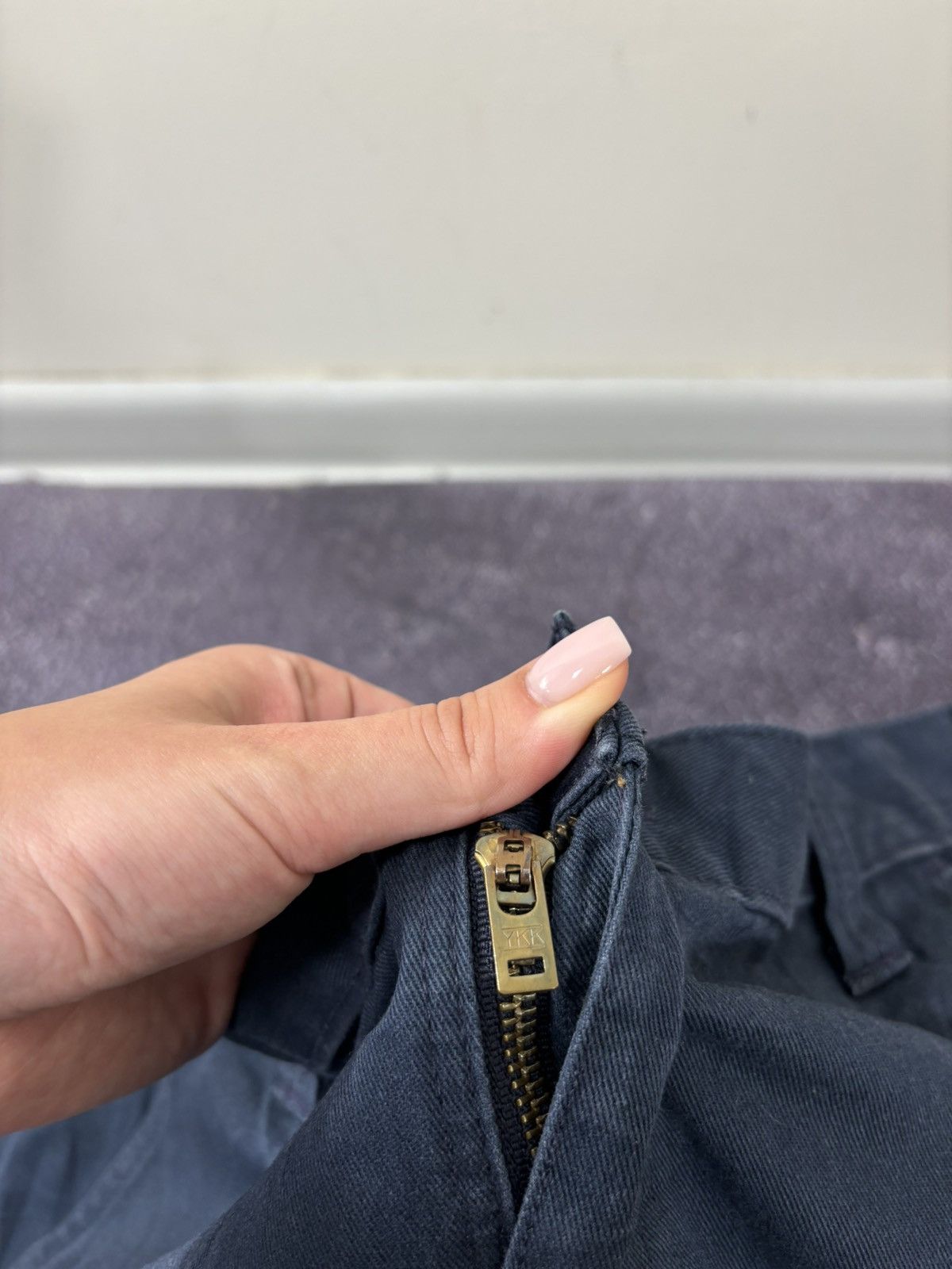 Carhartt Vintage Carhartt Y2K Skate Navy Baggy Blended Twill Pants Size US 38 / EU 54 - 15 Thumbnail