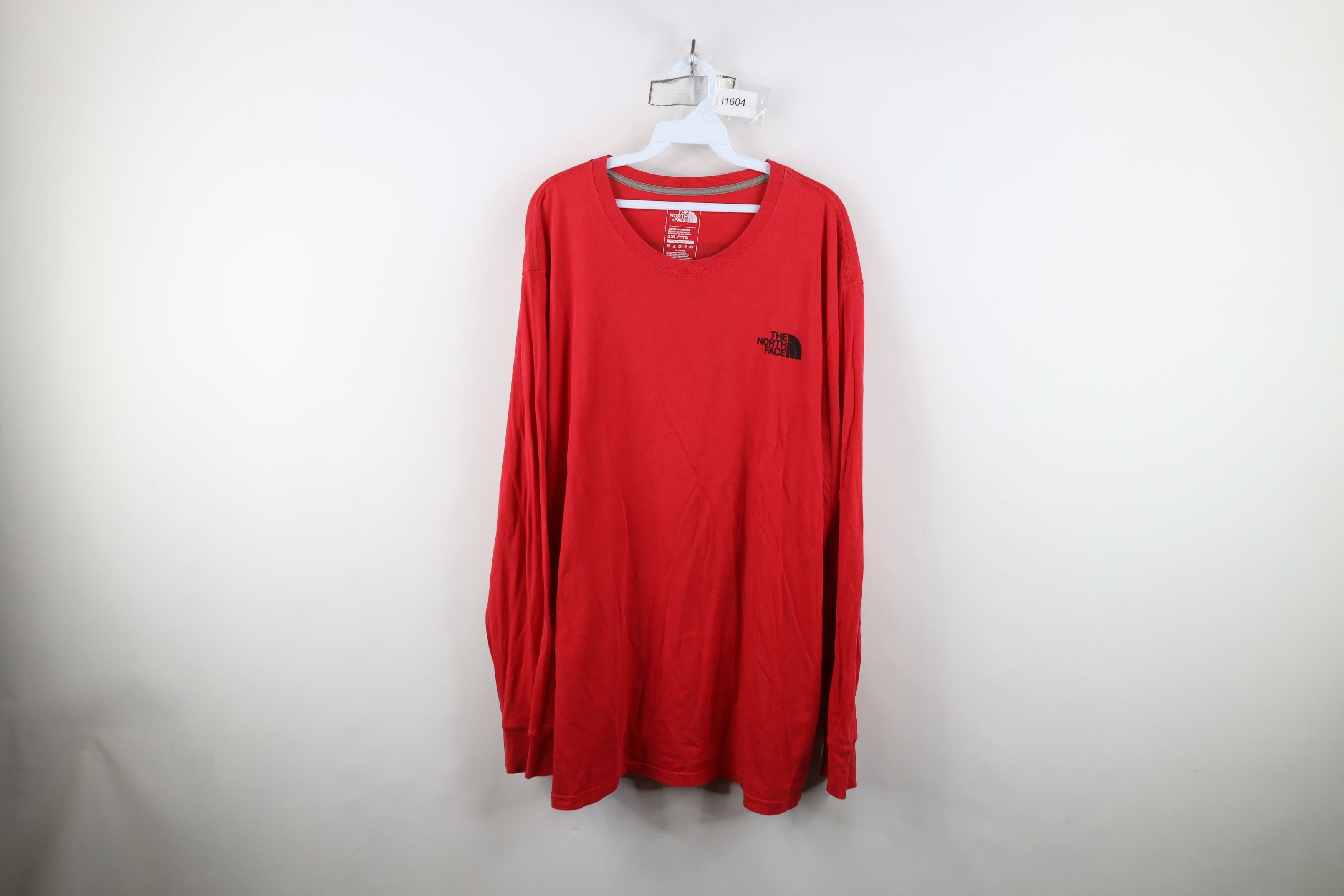 The North Face Vintage Y2K The North Face Box Logo Long Sleeve T-Shirt Red Size US XXL / EU 58 / 5 - 1 Thumbnail