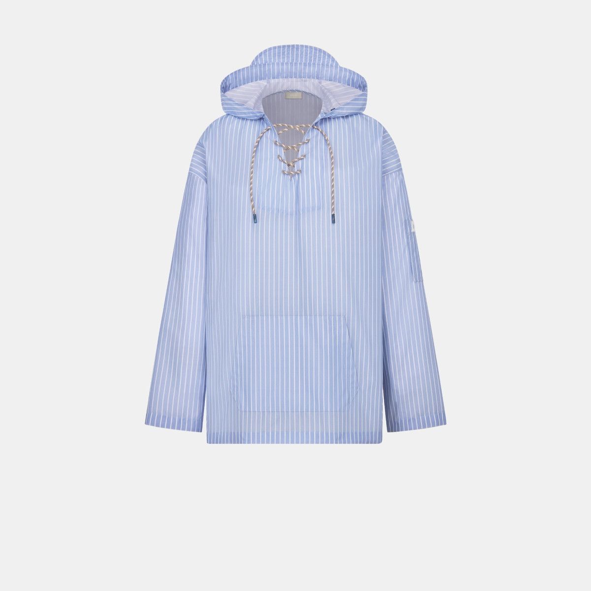 Dior o1bcso1str0226 Hooded Shirt in Blue Parley Size US L / EU 52-54 / 3 - 1 Thumbnail