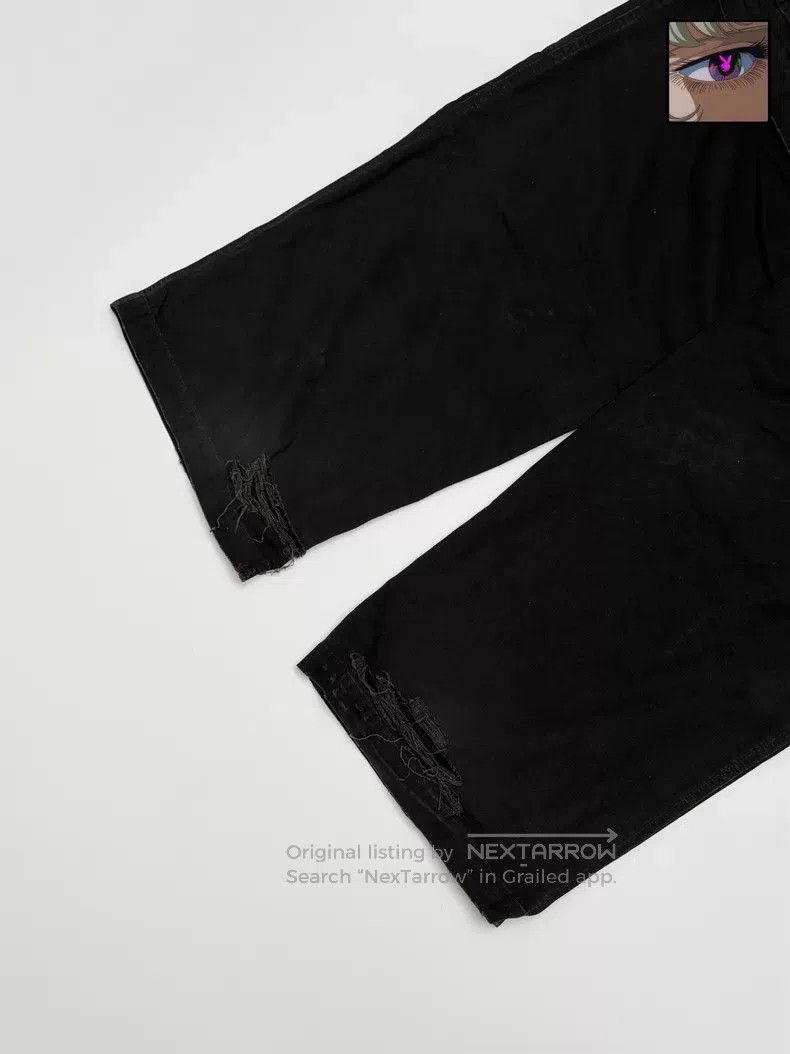 Balenciaga Balenciaga size XXS Distressed hidden zipper casual pants Size US 27 - 3 Thumbnail