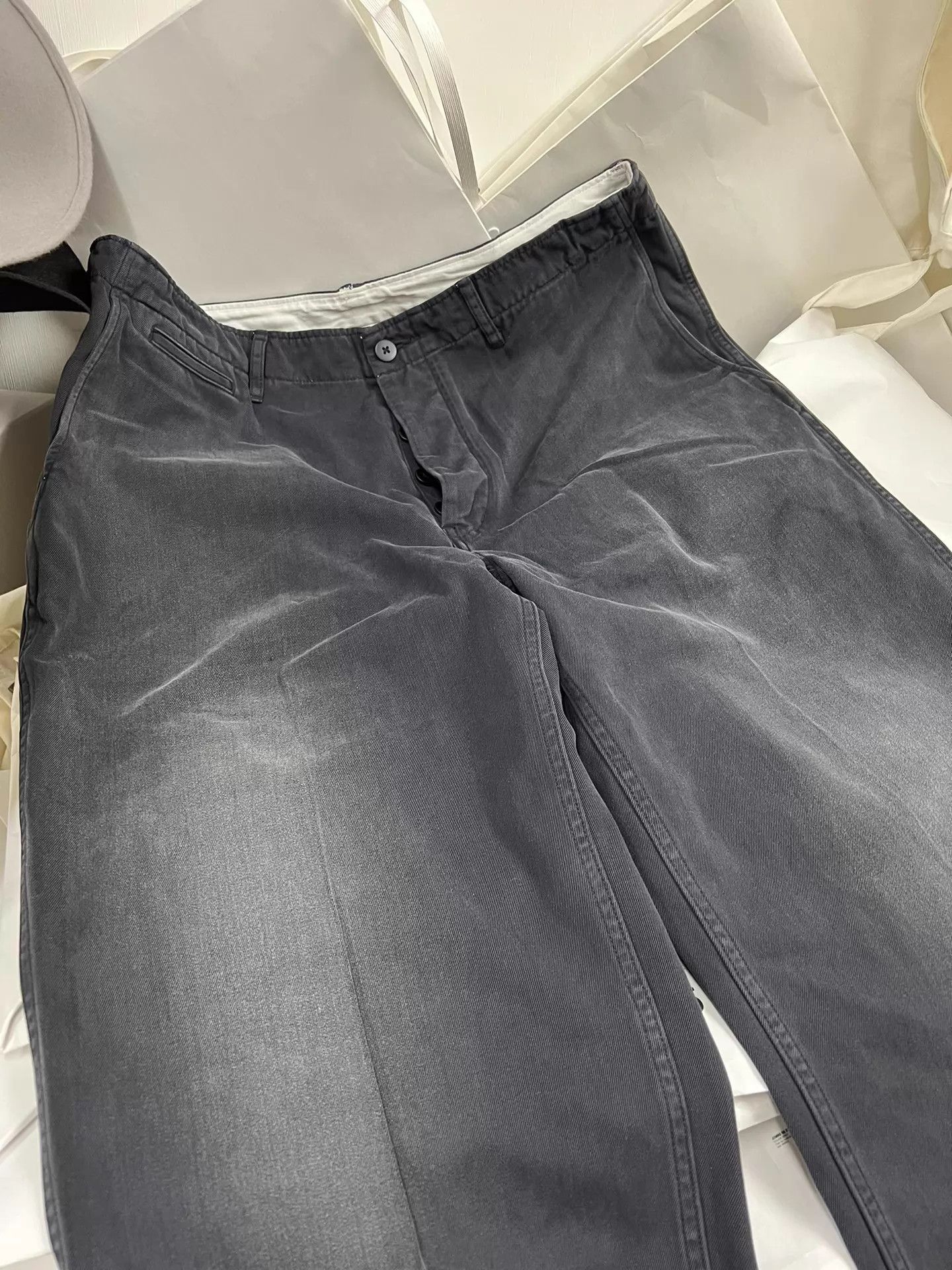 Visvim VISVIM FIELD CHINO PANTS DMGD BLACK Size 5 Size US 36 / EU 52 - 2 Thumbnail