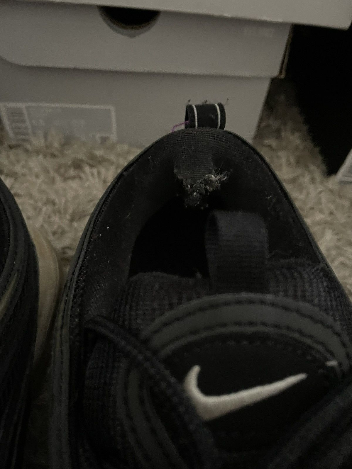 Nike Nike Air Max 97 Black Size US 12 / EU 45 - 7 Thumbnail