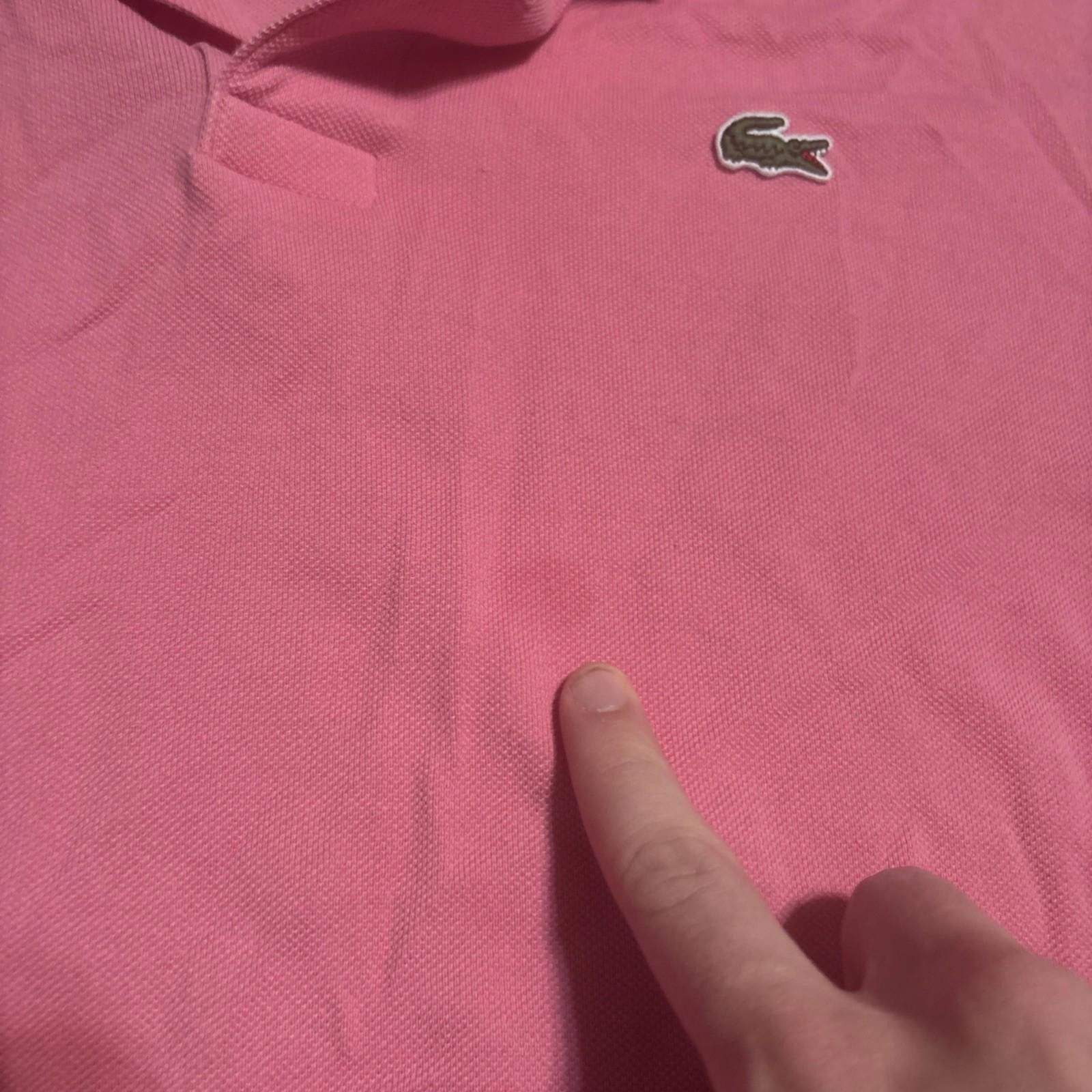 Lacoste Lacoste Polo Shirt Mens Extra Large Pink Short Sleeve croc Size US XL / EU 56 / 4 - 4 Thumbnail