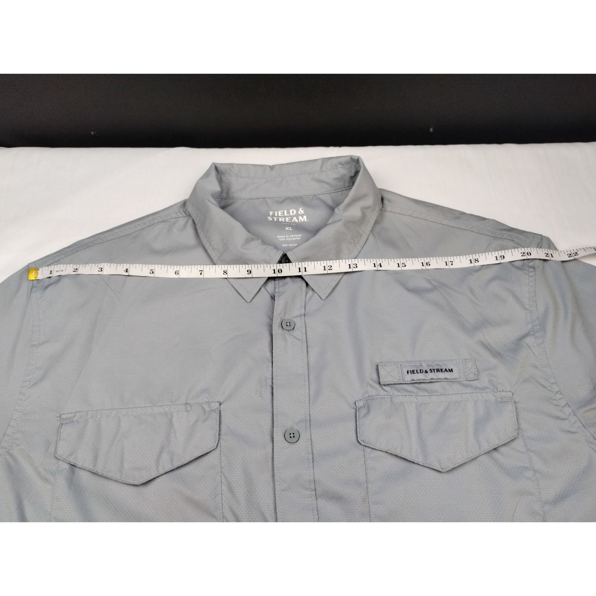 Field & Stream Field Stream Men's Grey Fishing Shirt/Button Up SzXL SKU 400 Size US XL / EU 56 / 4 - 6 Thumbnail