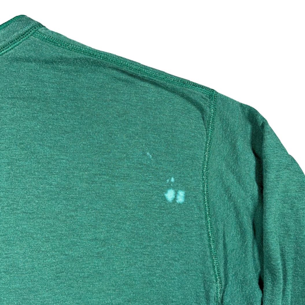 Vintage VINTAGE LL Bean Shirt Adult EXTRA LARGE Green Henley River Drivers Wool 80s Size US XL / EU 56 / 4 - 7 Thumbnail