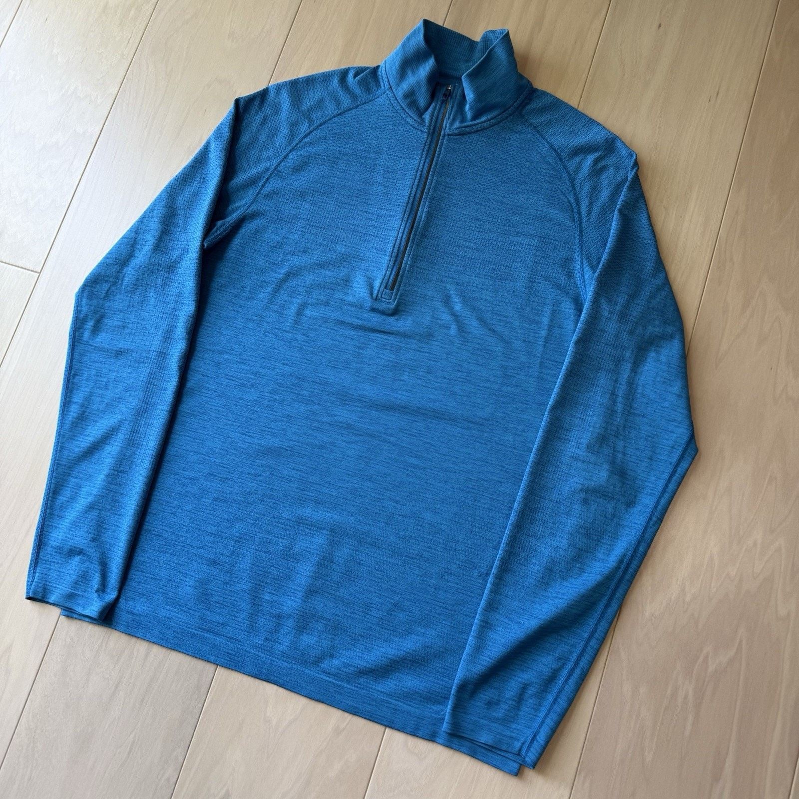 Lululemon Lululemon Metal Vent Tech 1/2 Zip Pullover M Blue Utility Size US M / EU 48-50 / 2 - 10 Thumbnail