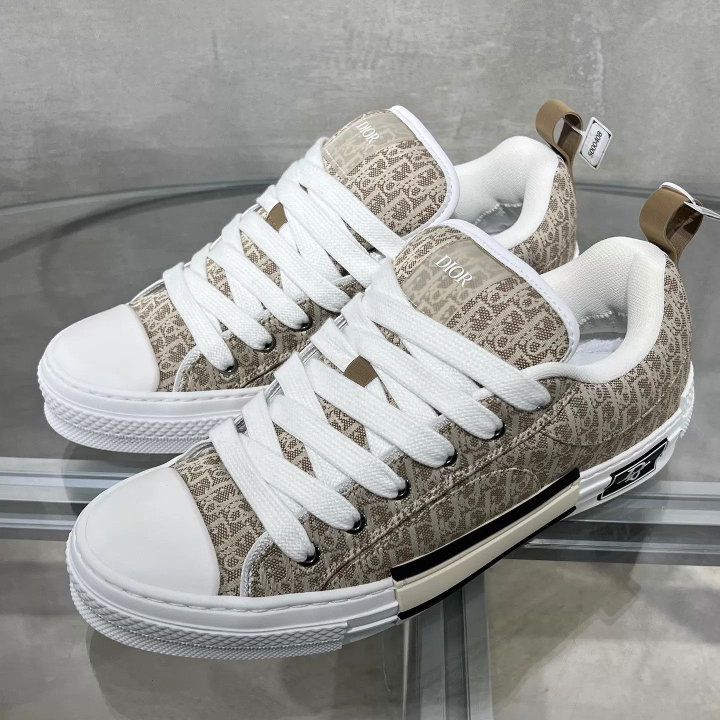 Dior Dior B23 Oblique Monogram All Over Print Beige 42 Size US 9 / EU 42 - 2 Thumbnail