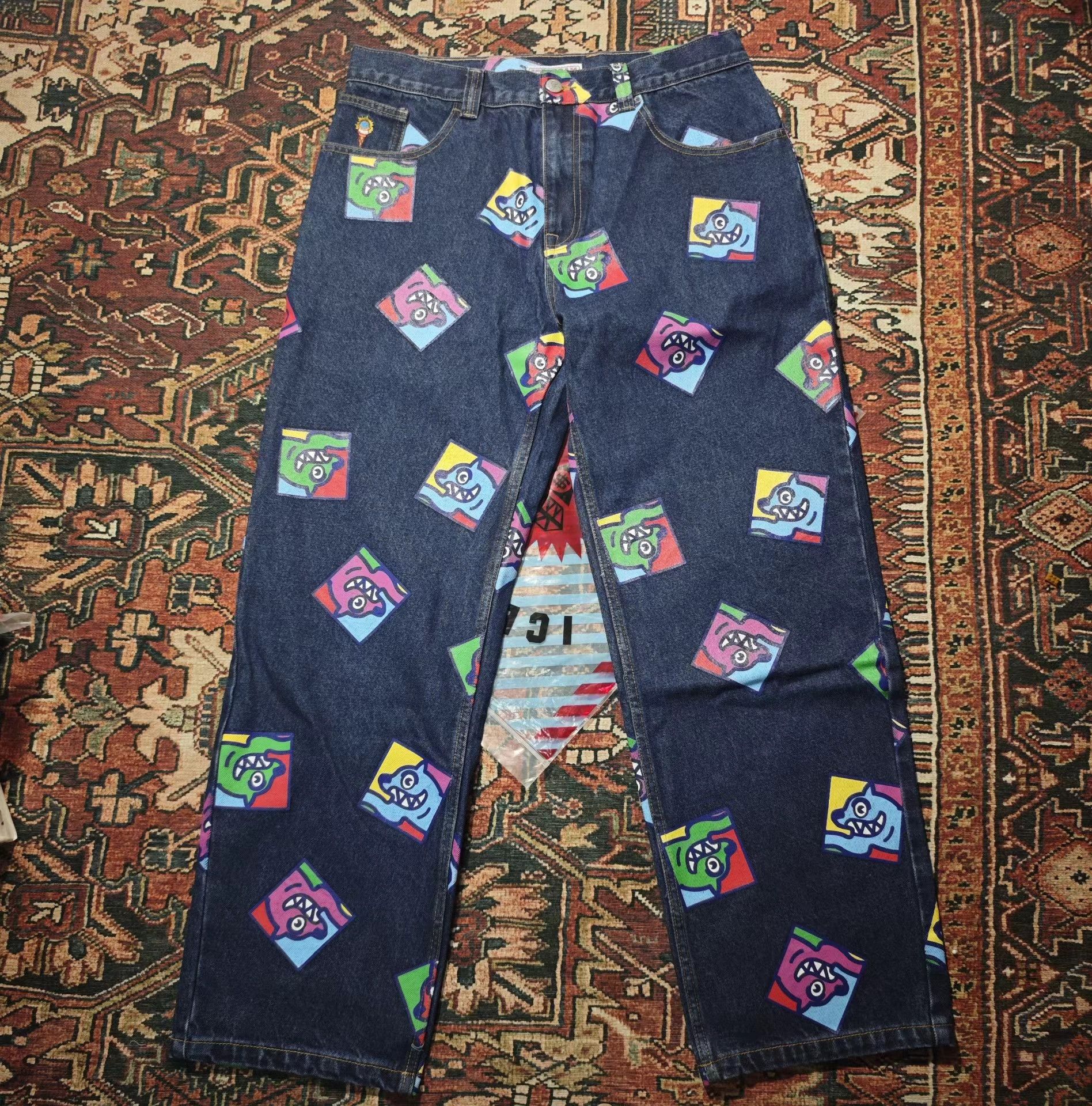 Billionaire Boys Club Billionaire Boys Club Flying Dog Jeans Size US 34 / EU 50 - 1 Thumbnail