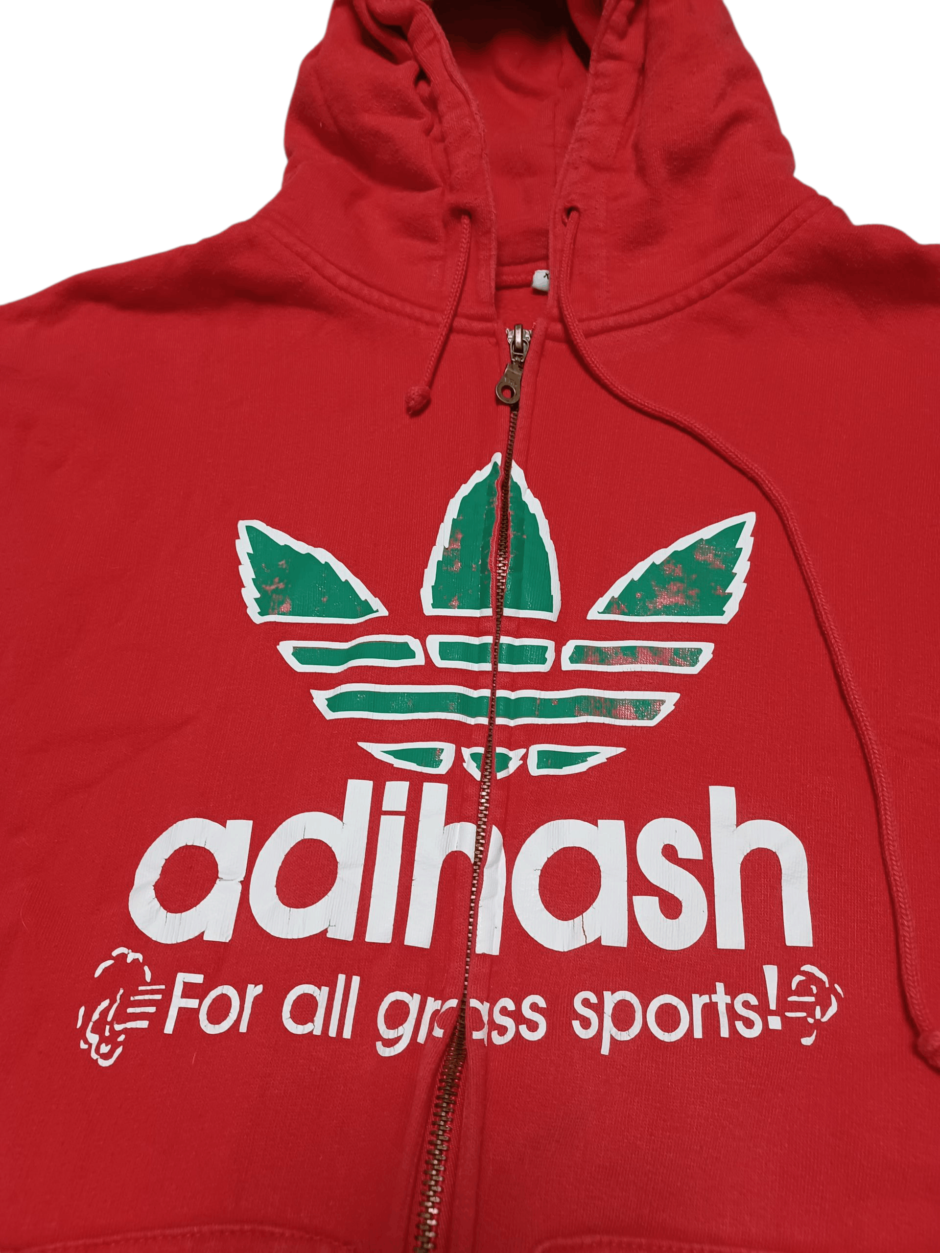 Bob Marley ADIHASH HUMOR VINTAGE ADIDAS STYLE ZIP HOODIE Size US XL / EU 56 / 4 - 2 Thumbnail
