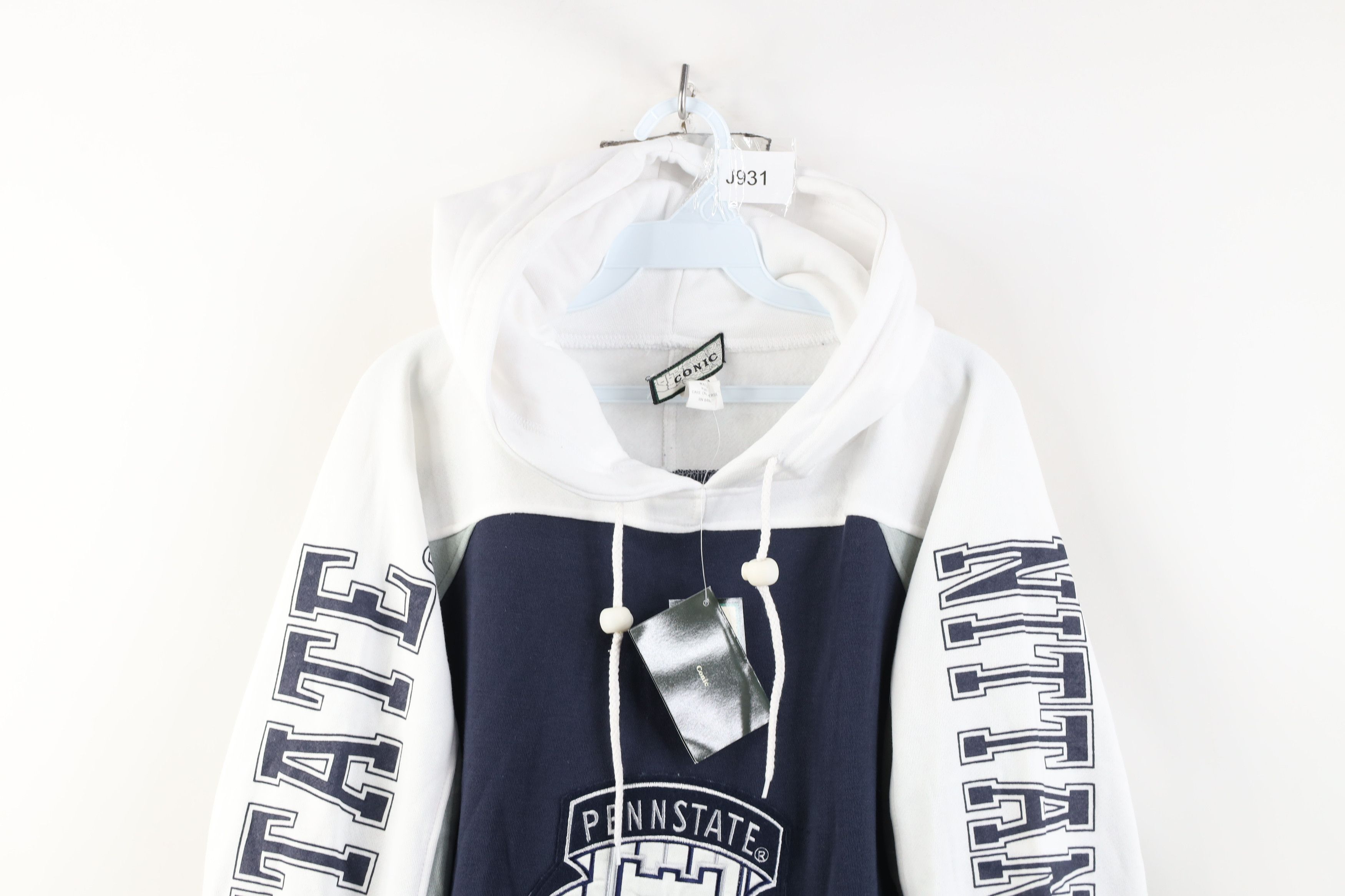 Vintage Deadstock Vintage 90s State University Hoodie Sweatshirt Size US XL / EU 56 / 4 - 2 Thumbnail