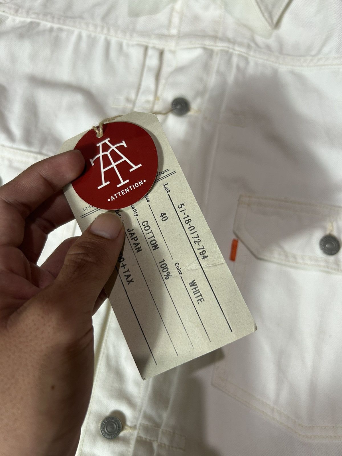 Full Count & Co. 💥BINDING OFFER💥Full count x Beams type 2 white jacket Size US M / EU 48-50 / 2 - 5 Thumbnail