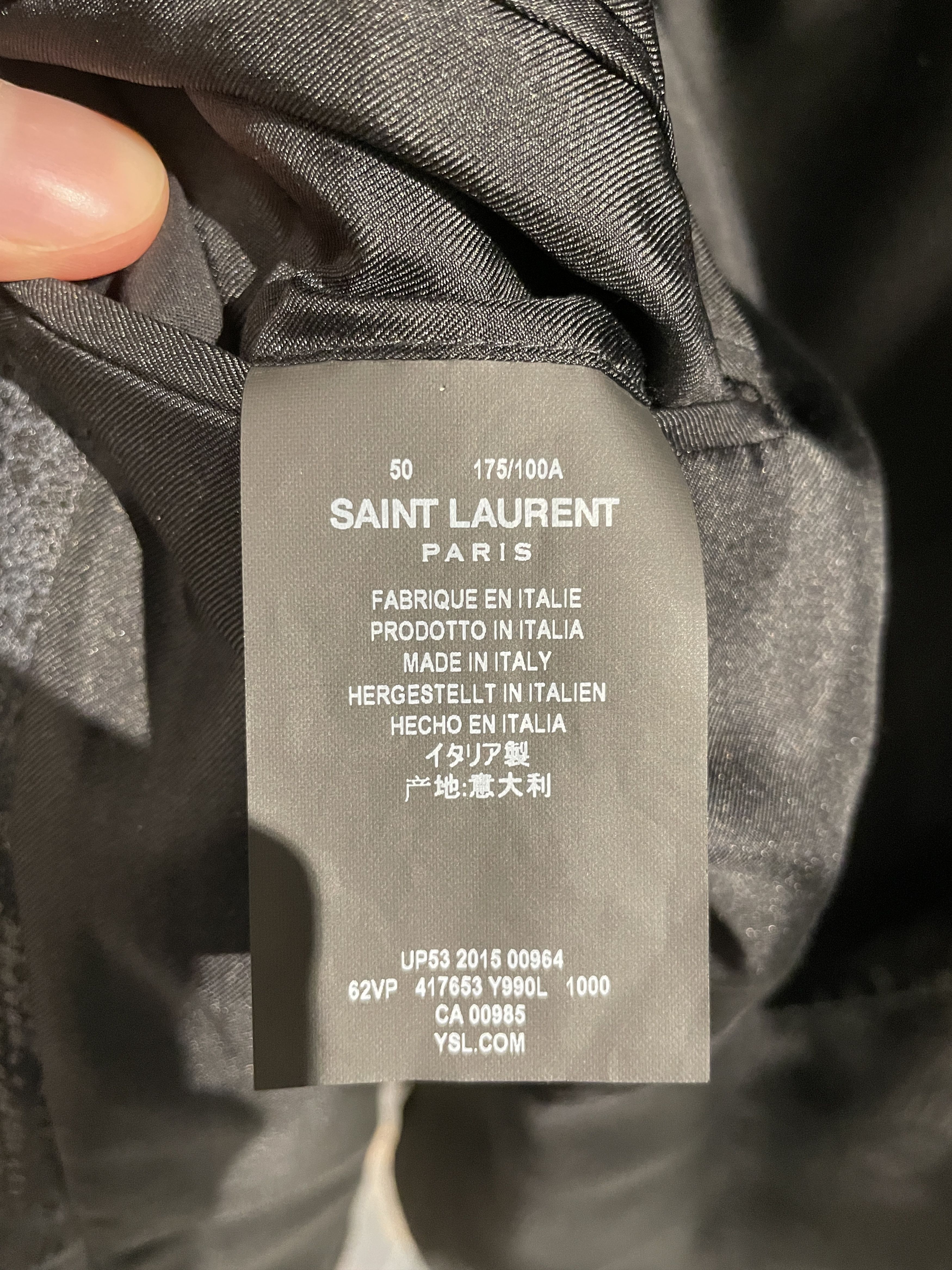 Saint Laurent Paris SS16 python silk snakeskin blazer Size 40R - 7 Thumbnail
