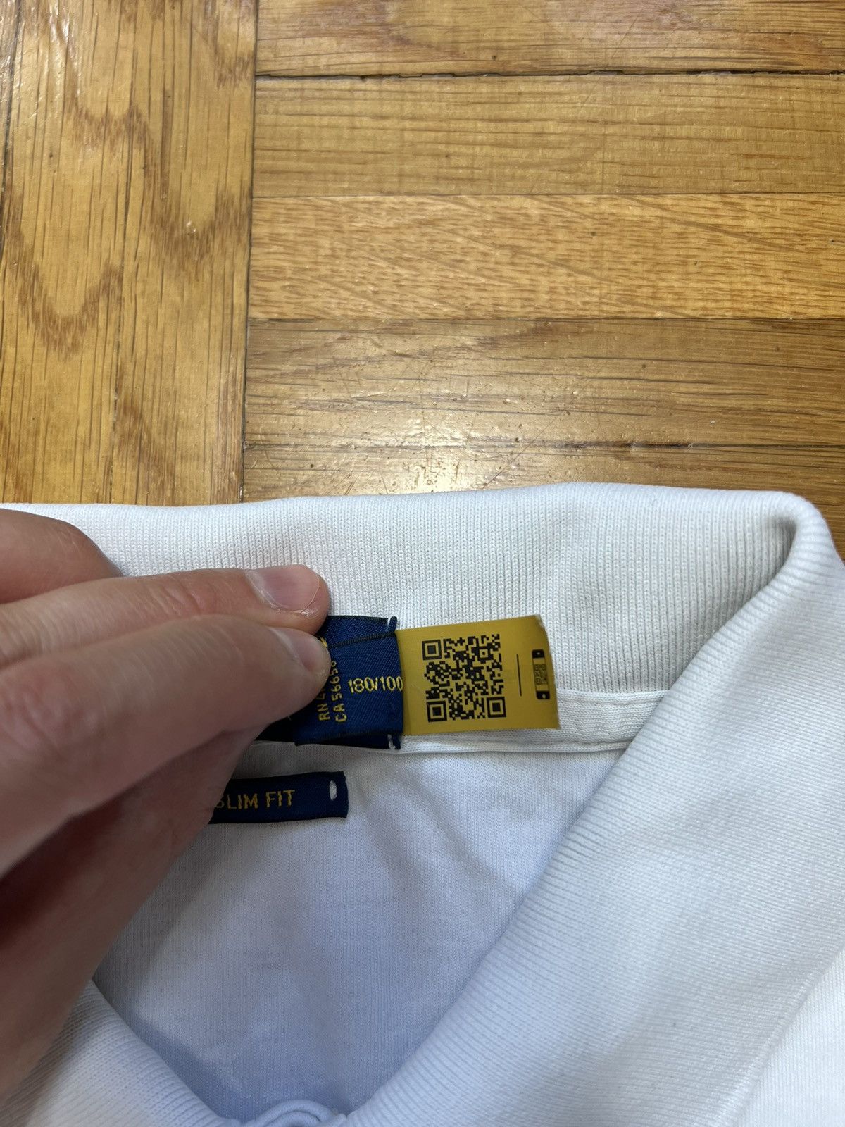Polo Ralph Lauren × Ralph Lauren Polo Ralph Lauren new collection code qr white polo shirt Size US L / EU 52-54 / 3 - 4 Thumbnail