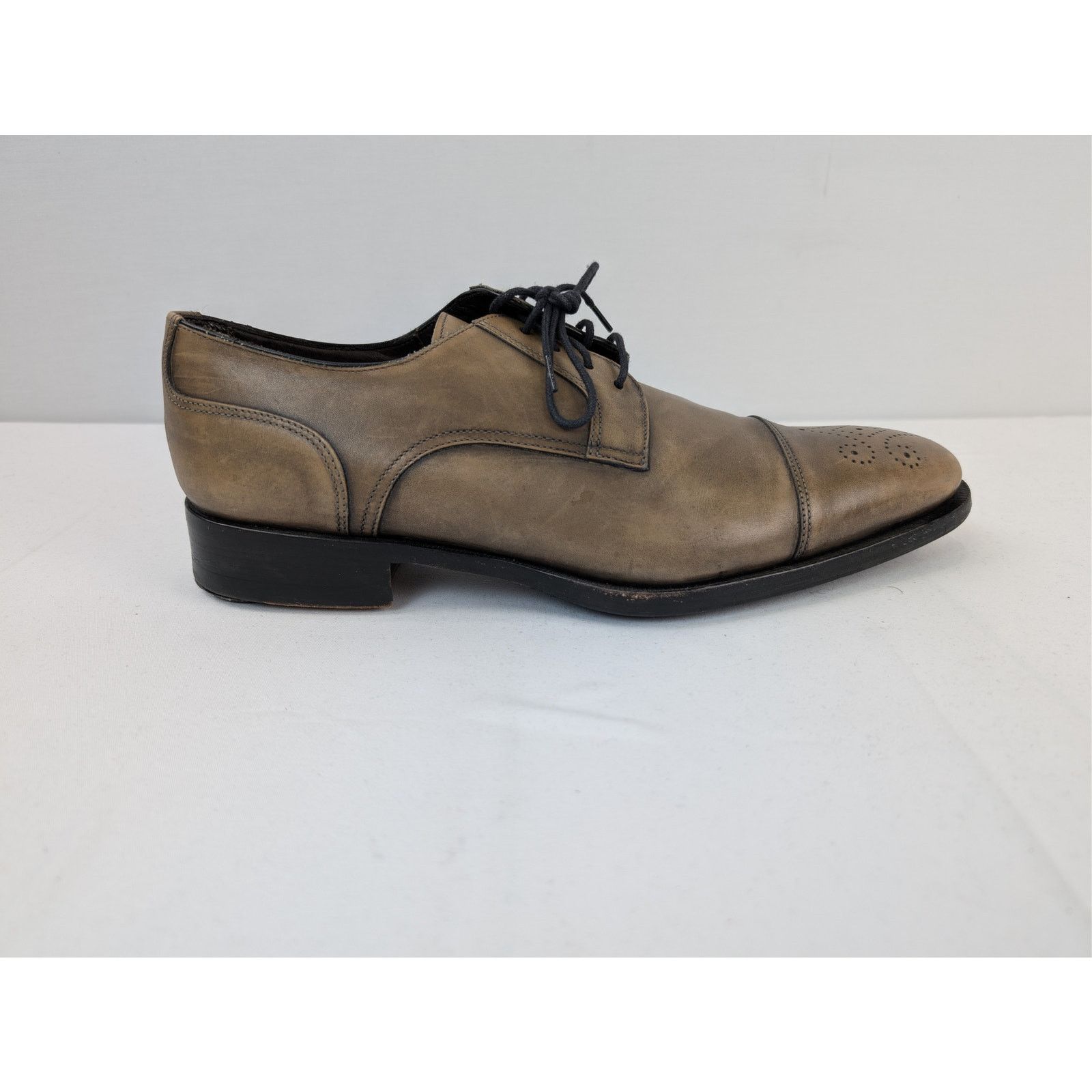 David Eden o1rshd1 CC20 Leather Shoe Boots in Beige Size US 10.5 / EU 43-44 - 4 Thumbnail