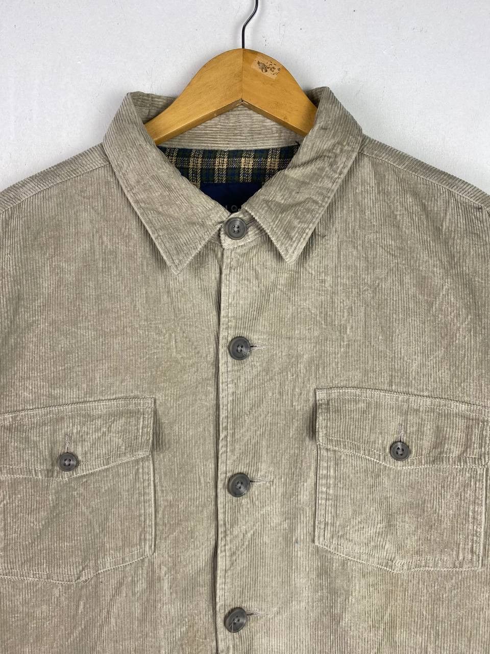 Uniqlo vintage uniqlo corduroy shirt flannel lining Size US L / EU 52-54 / 3 - 2 Thumbnail