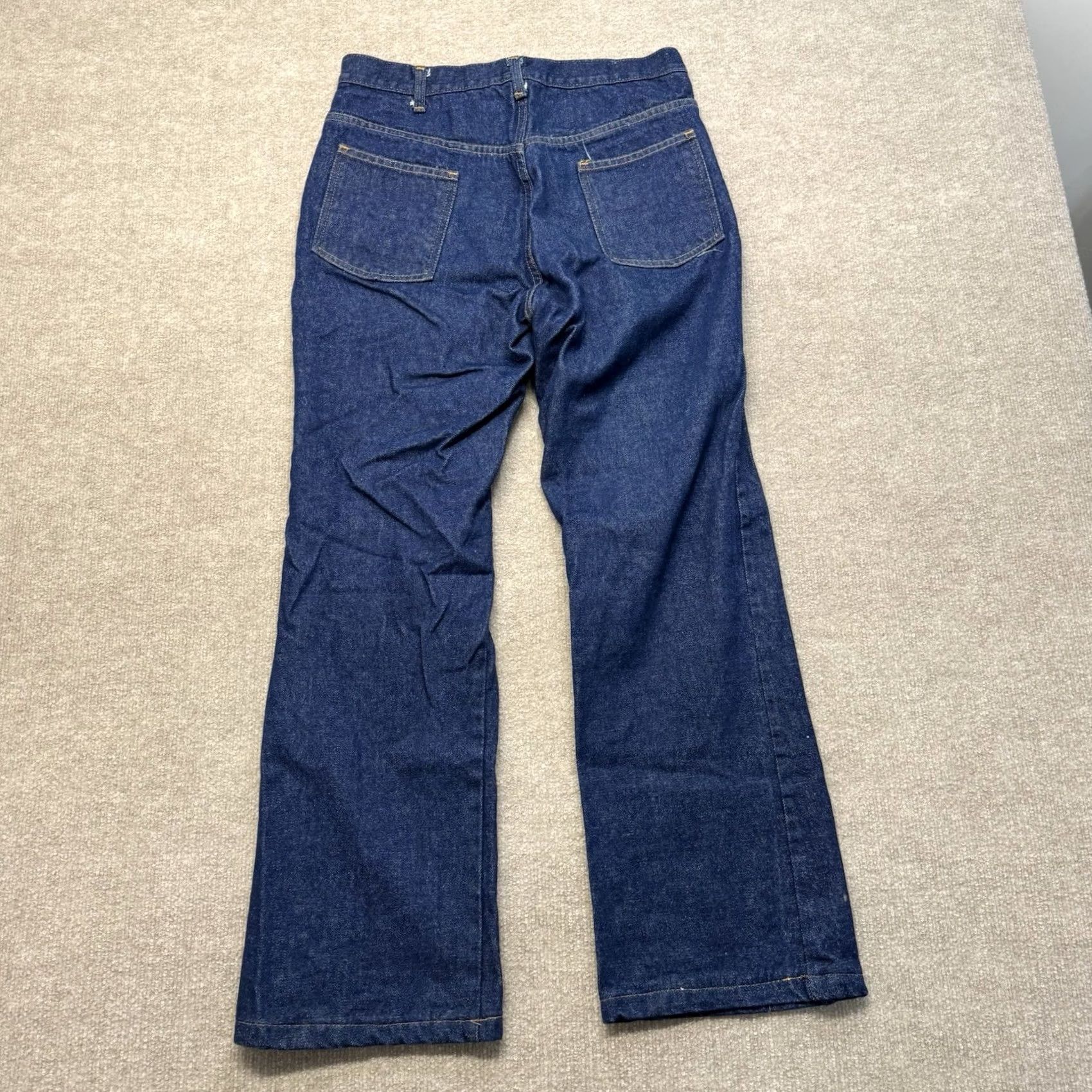 Vintage VINTAGE Montgomery Ward Jeans Men 32x30 Bootcut Denim Blue USA Made Dark Size US 32 / EU 48 - 5 Thumbnail