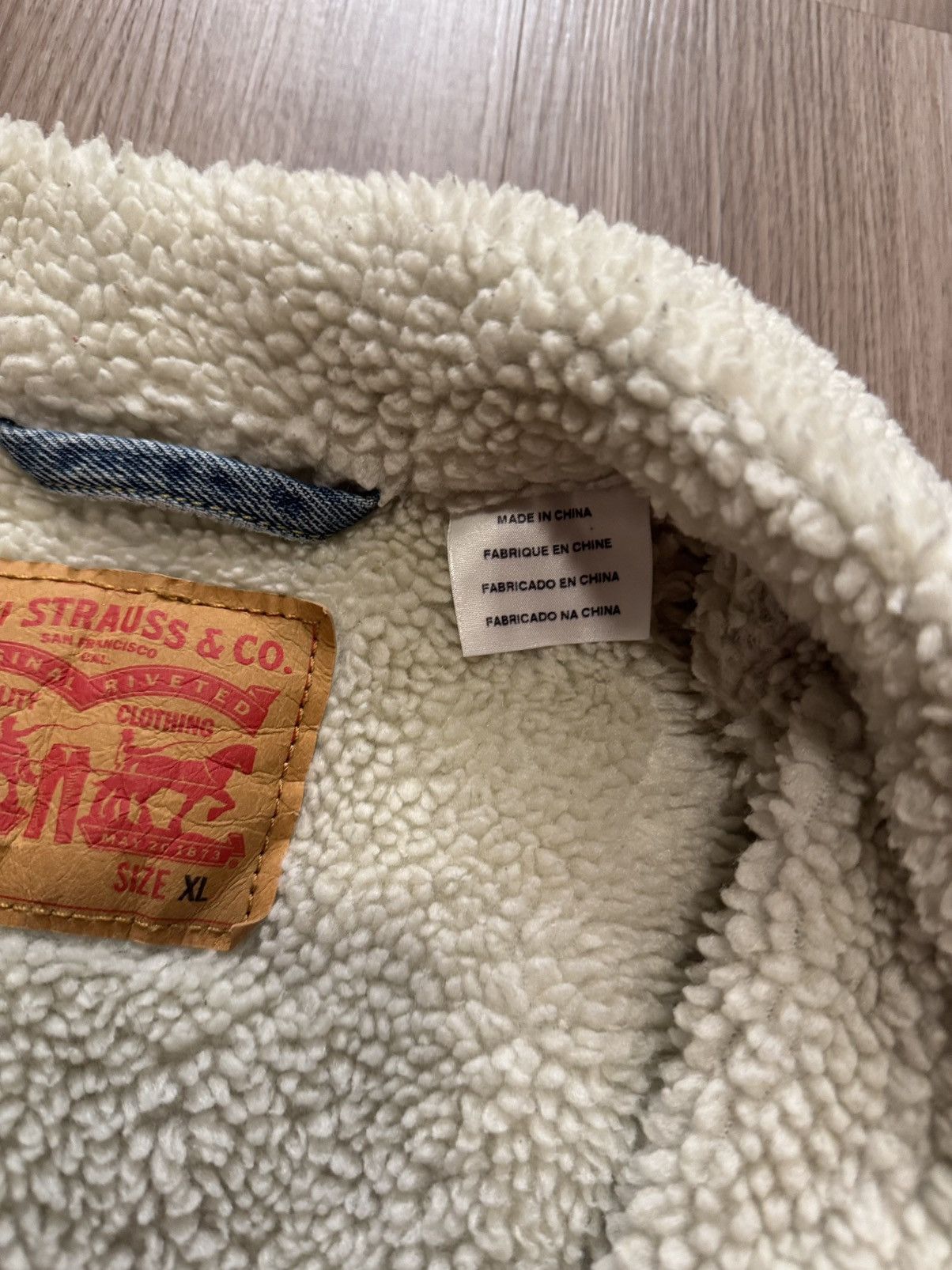 Levi's × Levi's Vintage Clothing × Vintage Levis sherpa lined denim jacket Size US XL / EU 56 / 4 - 7 Thumbnail