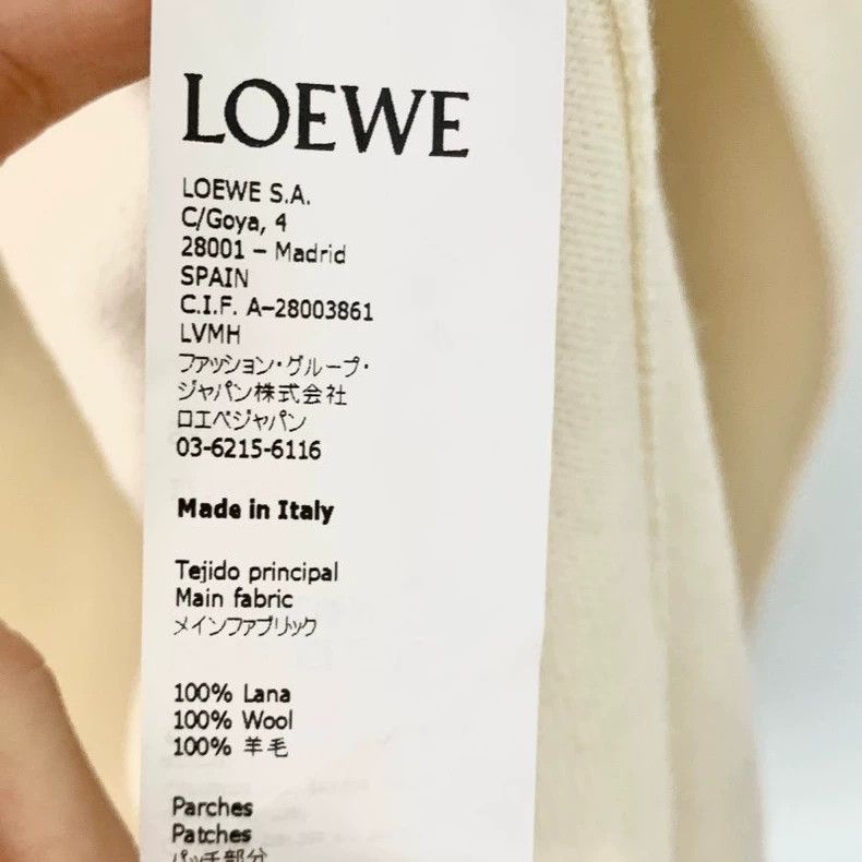 Loewe Loewe Logo embroidered wool knit cardigan Size M / US 6-8 / IT 42-44 - 6 Thumbnail