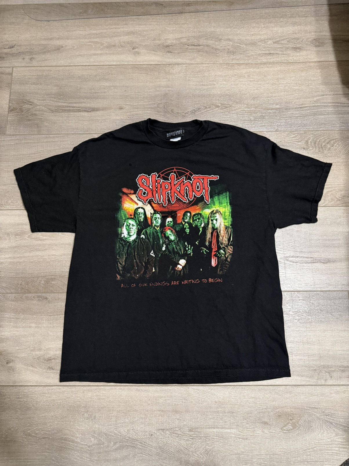 Vintage Vintage SlipKnot T-Shirt Size US L / EU 52-54 / 3 - 1 Thumbnail