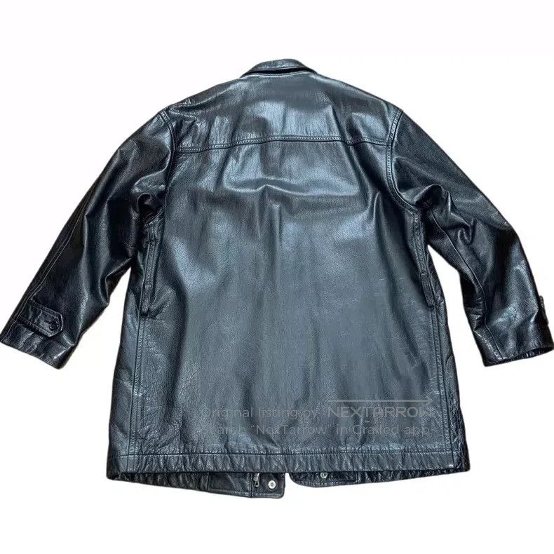 Comme des Garcons Comme Des Garcons Men's Jacket Leather Jacket Size US XL / EU 56 / 4 - 2 Thumbnail