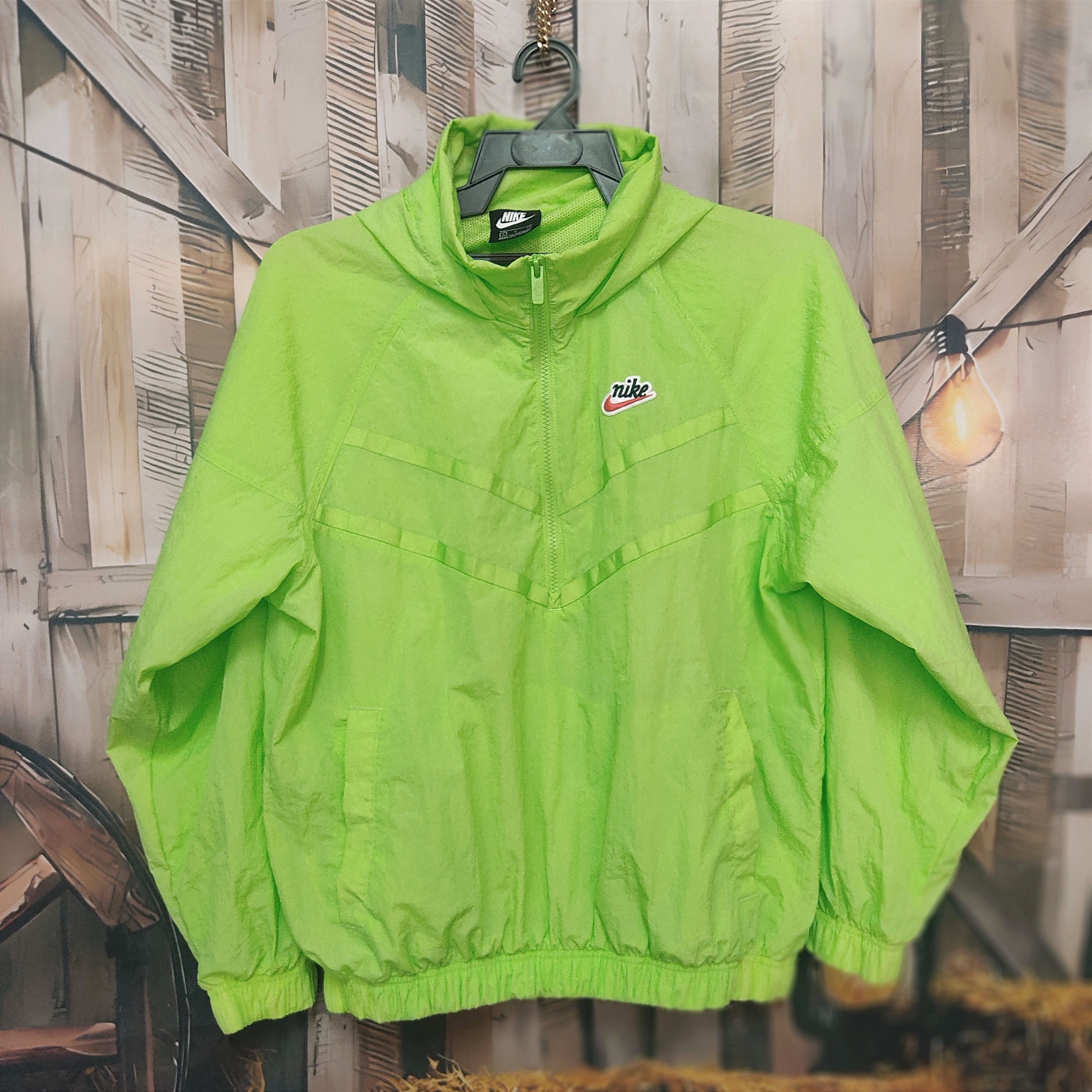 Nike NIKE Heritage WindRunner 1/2 Zipper Hooded Jacket Size US S / EU 44-46 / 1 - 1 Thumbnail