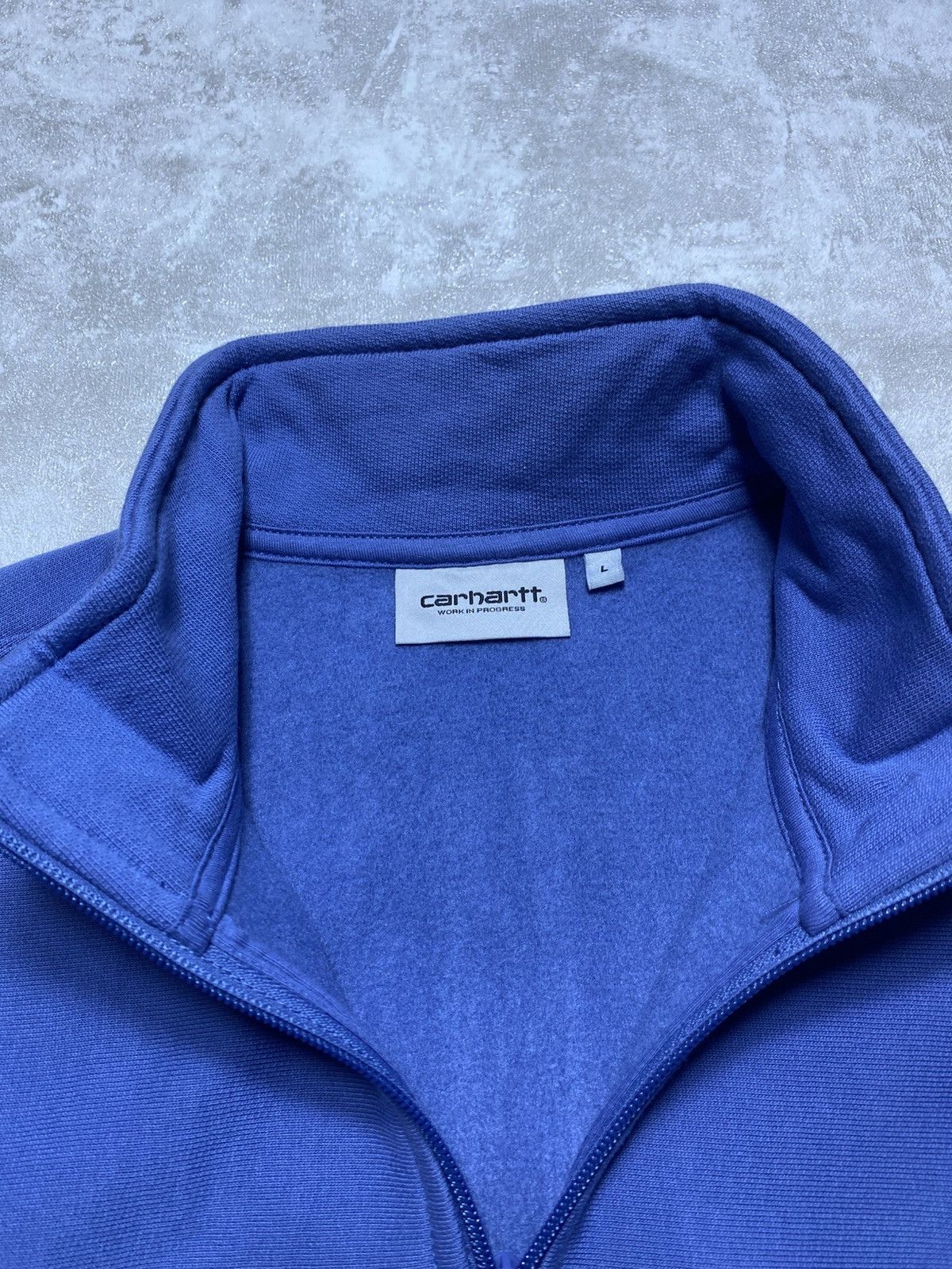 Carhartt Carhartt WIP Quarter-Zip Embroidered Logo Sweatshirt Blue Size US L / EU 52-54 / 3 - 5 Thumbnail