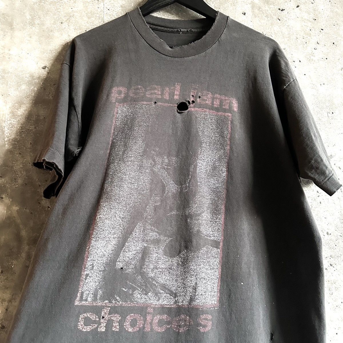 90’s THRASHED Pearl Jam “Choices” Tour T-Shirt