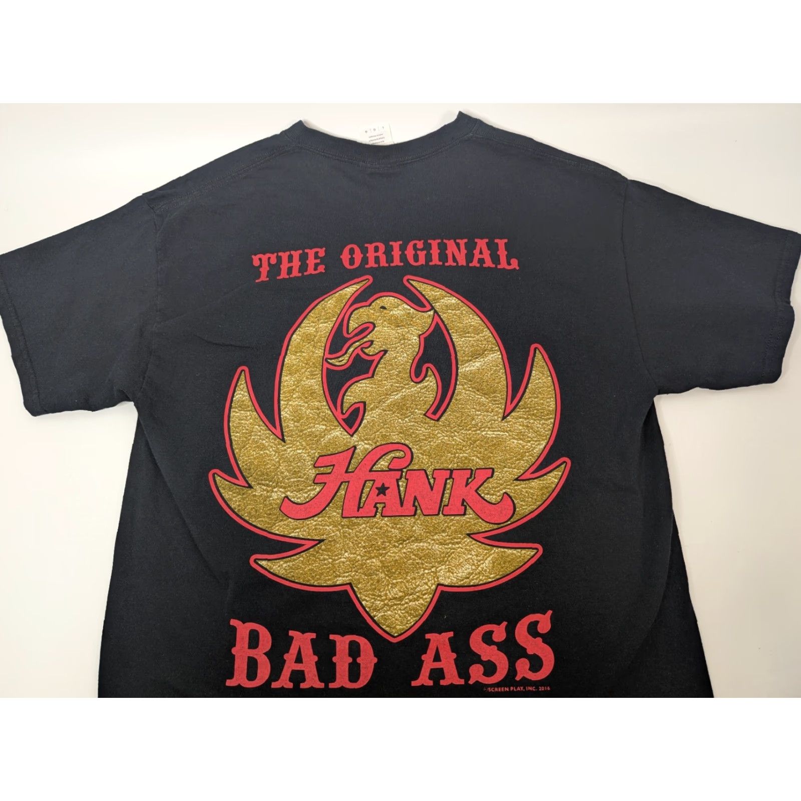 Gildan Hank Williams Jr Original Bad Ass T-Shirt Large 2016 Bocephus Country T-Shirt Black Cotton Jersey Gildan Crew Neck Short Sleeve Men Classic Size US L / EU 52-54 / 3 - 2 Thumbnail