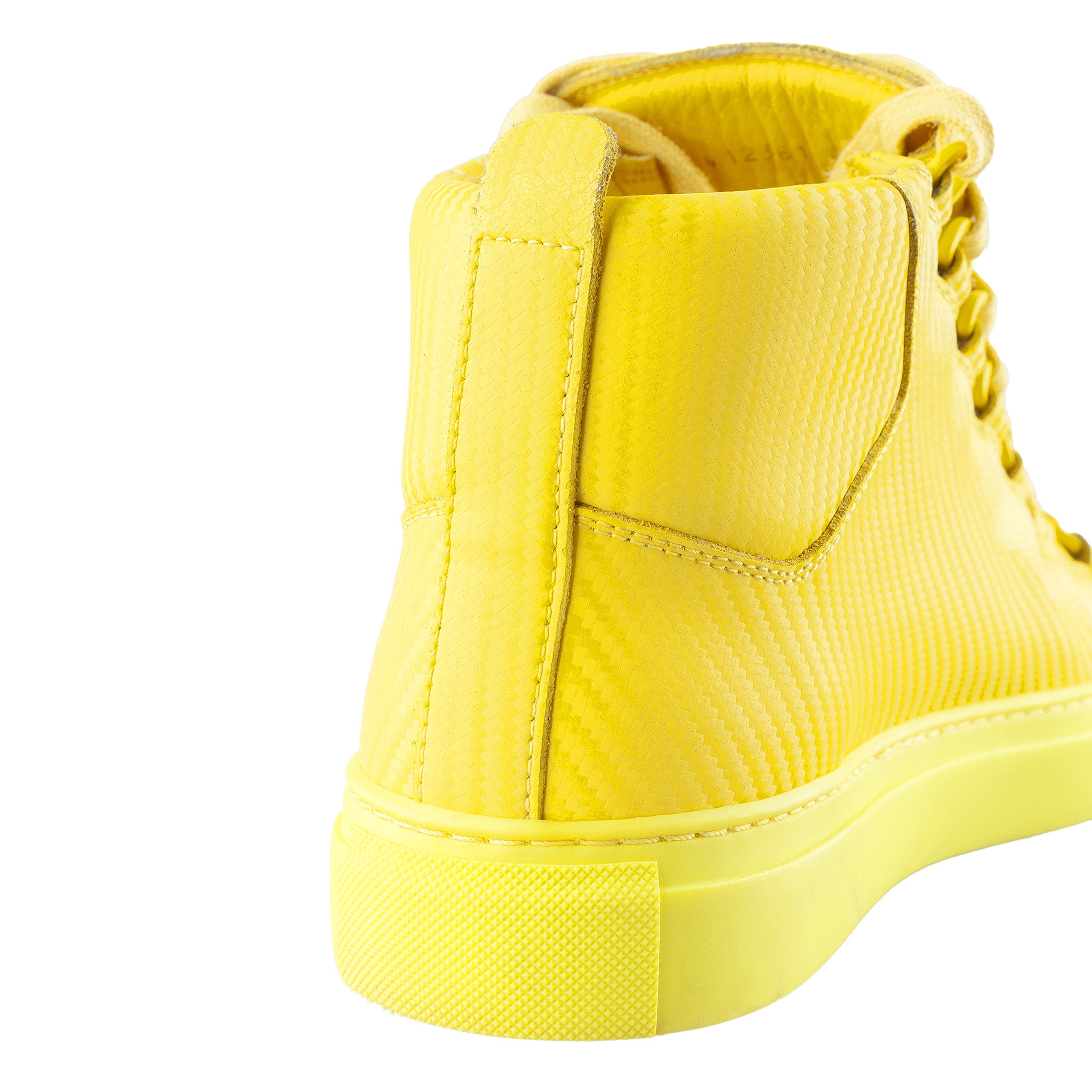 Balenciaga Balenciaga Arena Low Yellow Leather Shoes (40 IT/ 41 EU) Size US 7.5 / EU 40-41 - 14 Thumbnail