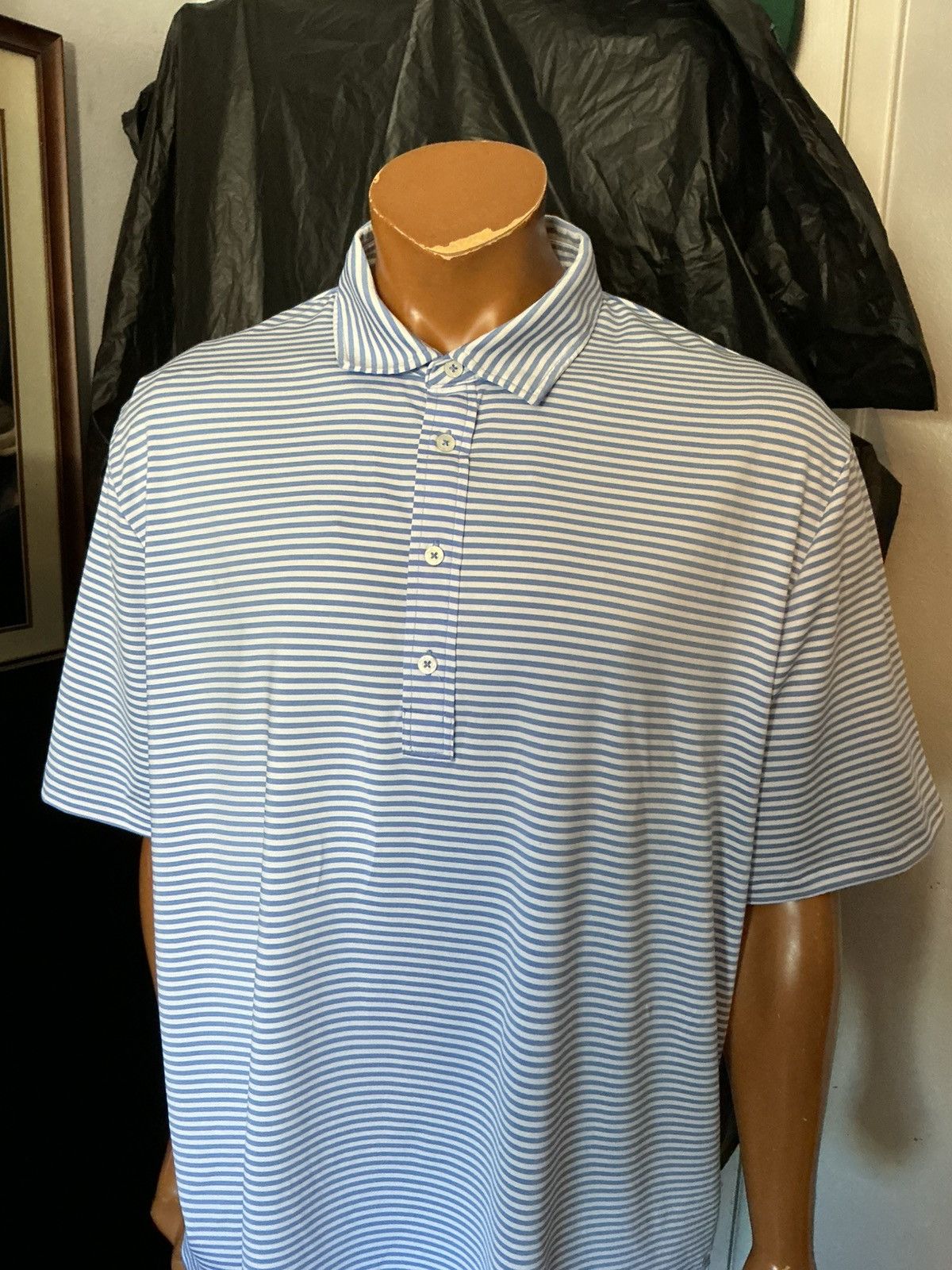 RLX Ralph Lauren RLX Ralph Lauren Wicking Golf S/S Performance Polo Shirt Size US XXL / EU 58 / 5 - 9 Thumbnail